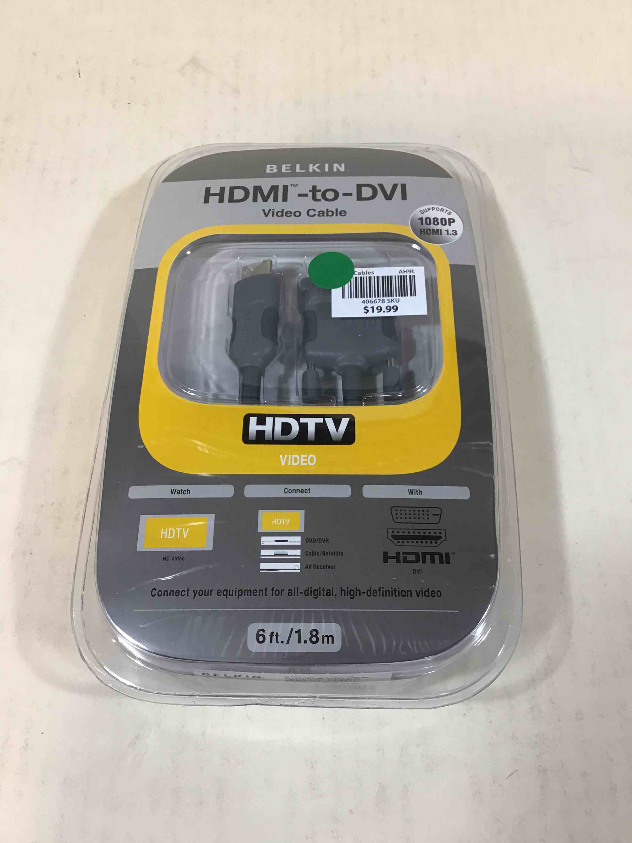 Belkin HDMI to DVI Video Cable