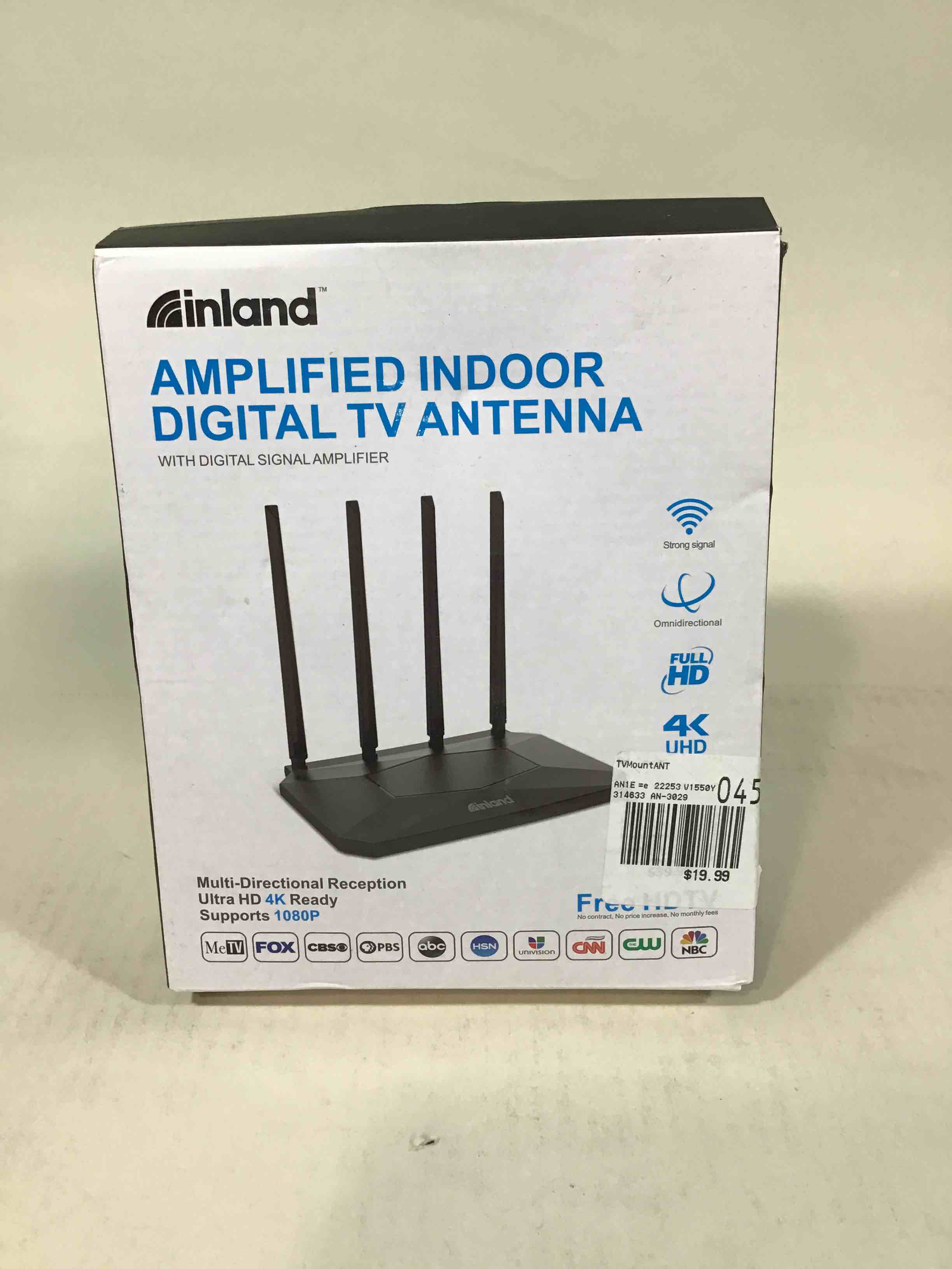 inland amplified indoor digital tv antenna
