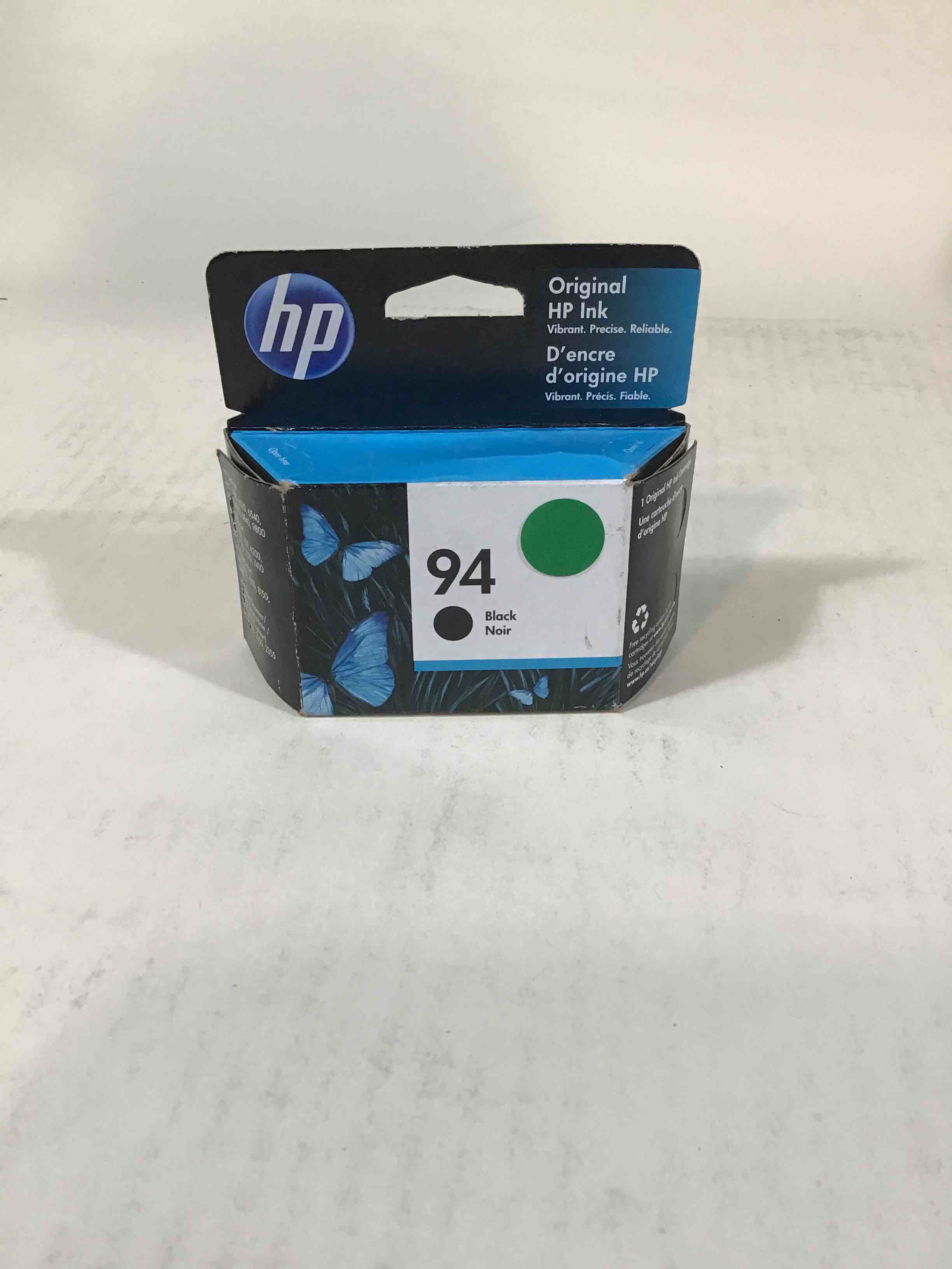 hp 94 black ink | works with deskjet 460, 5740, 6500, 6620, 6800, 9800; officejet h470, 100, 6200, 7