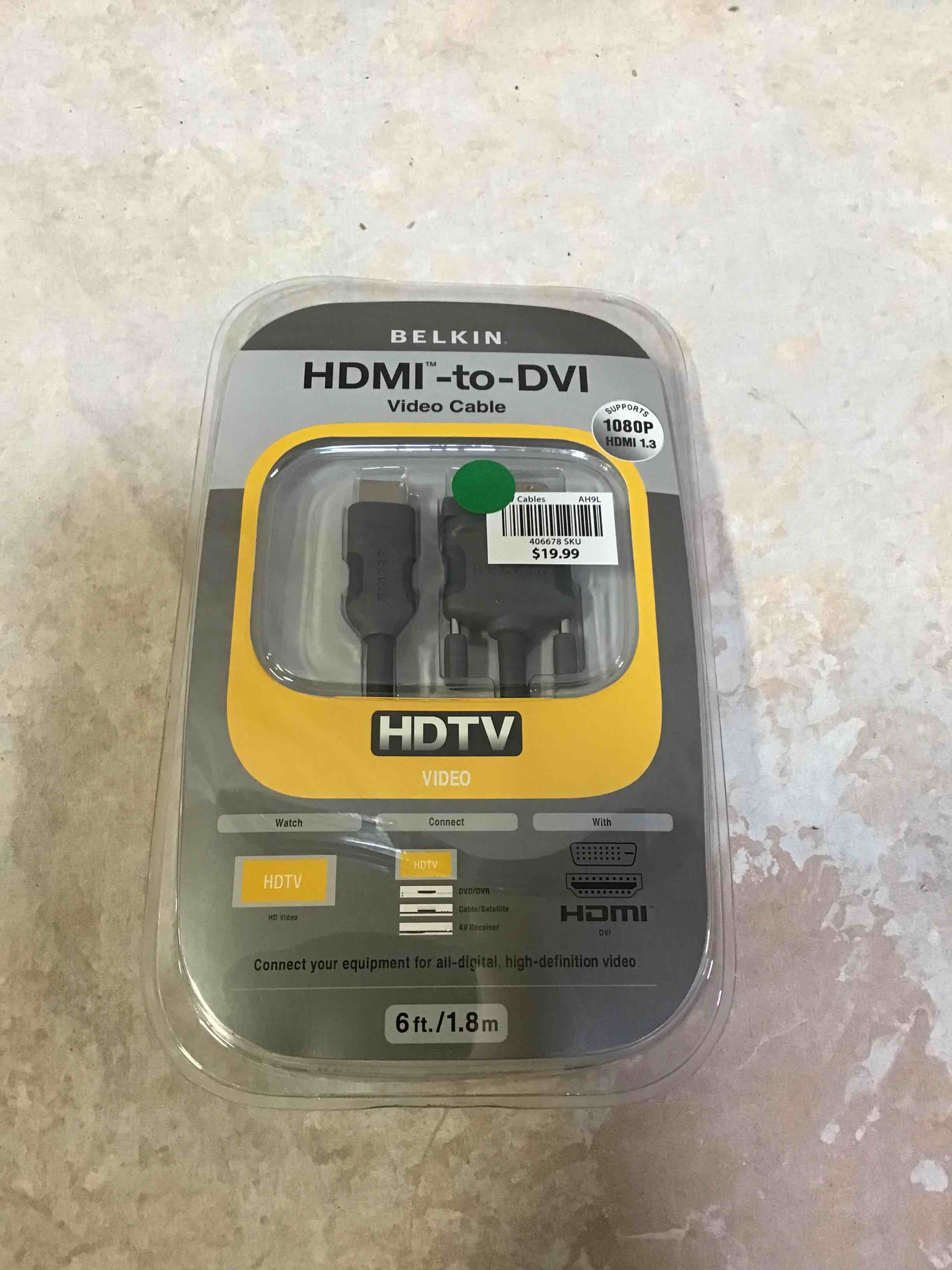 Belkin HDMI to DVI Video Cable
