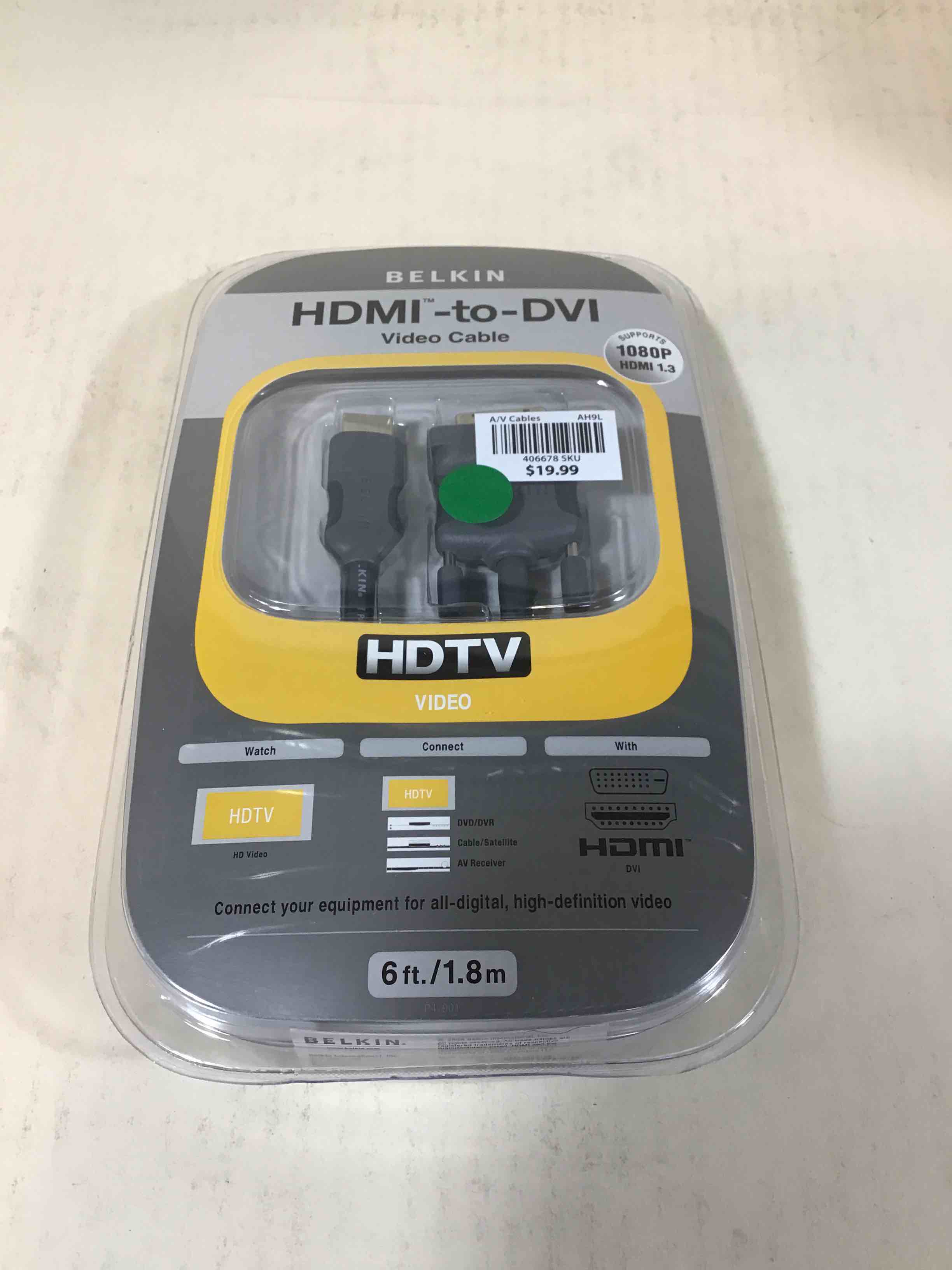 Belkin HDMI to DVI Video Cable 