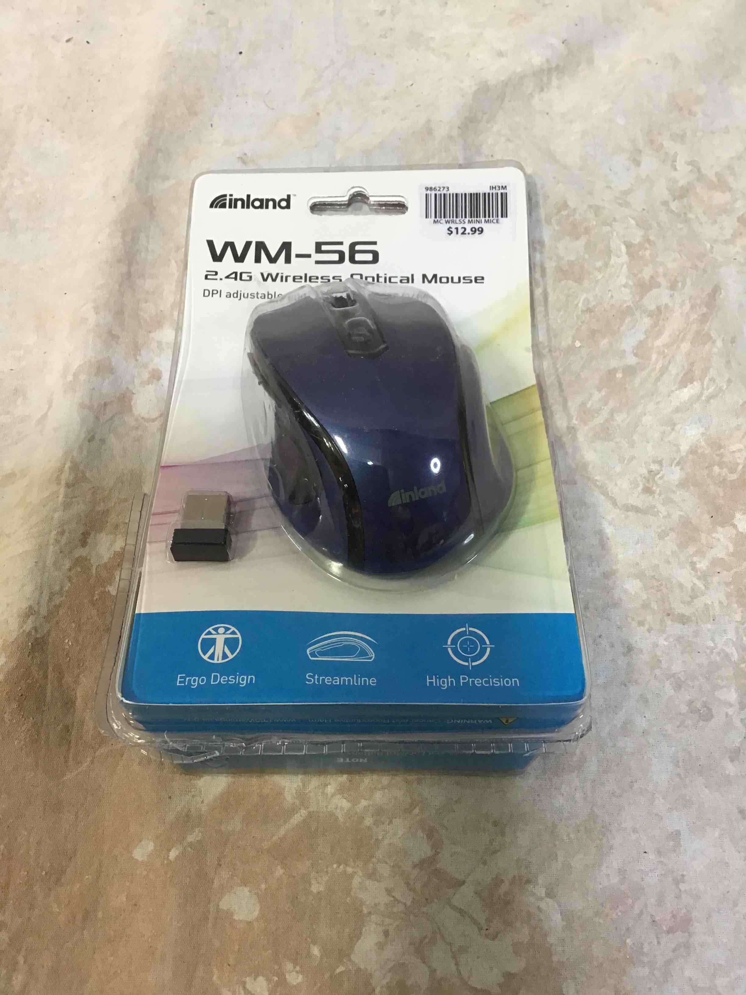 inland WM-56 Wireless Optical Mouse
