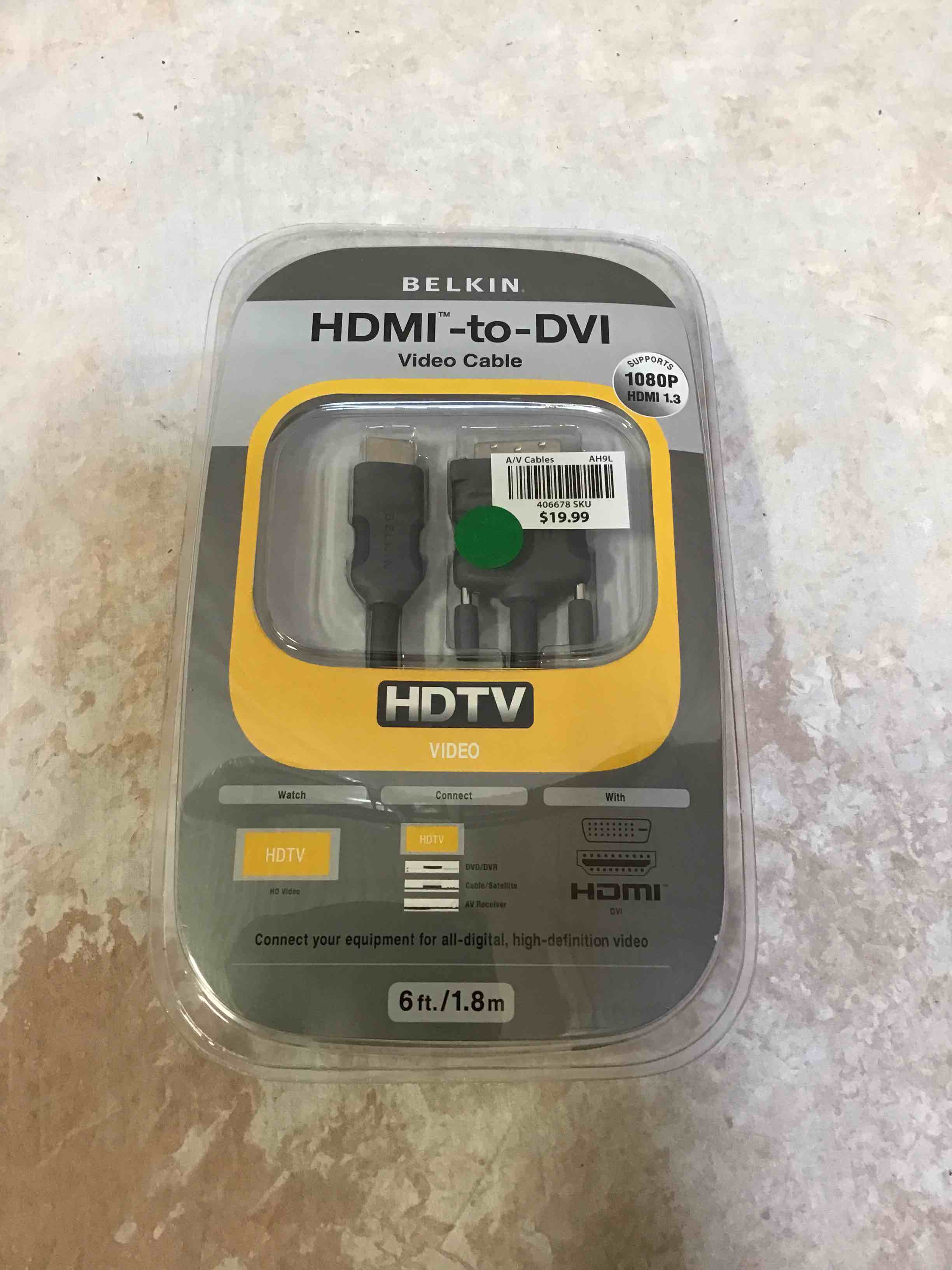 Belkin HDMI to DVI Video Cable