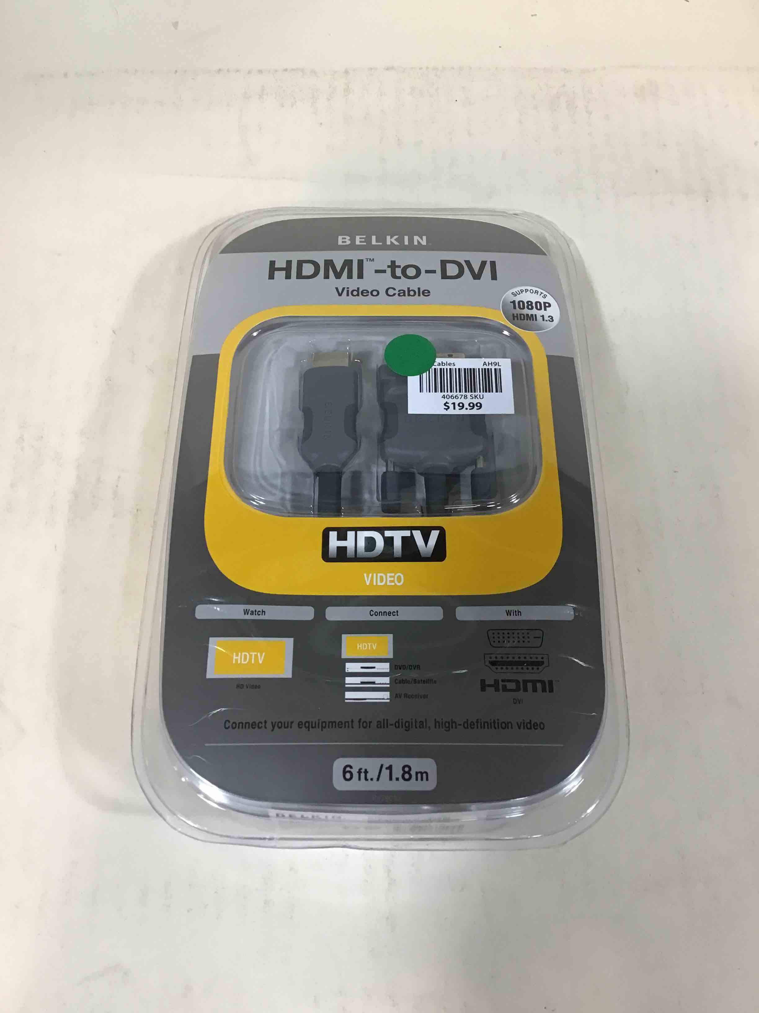 Belkin HDMI to DVI Video Cable