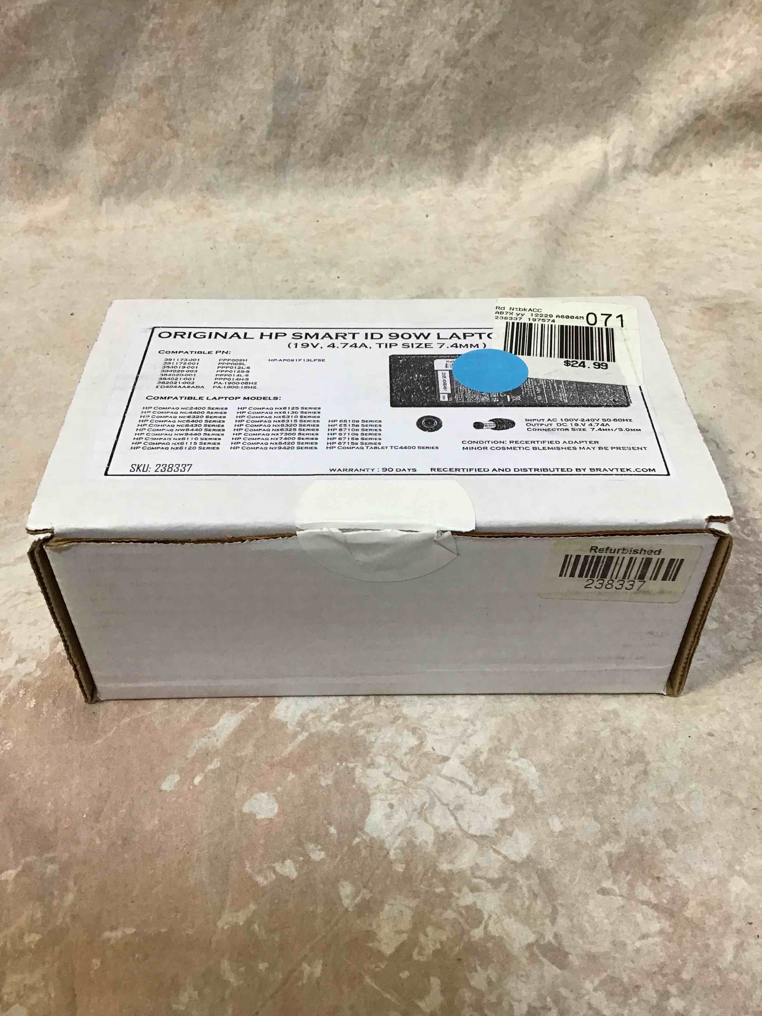 Original HP Smart ID 90w Laptop Adapter 