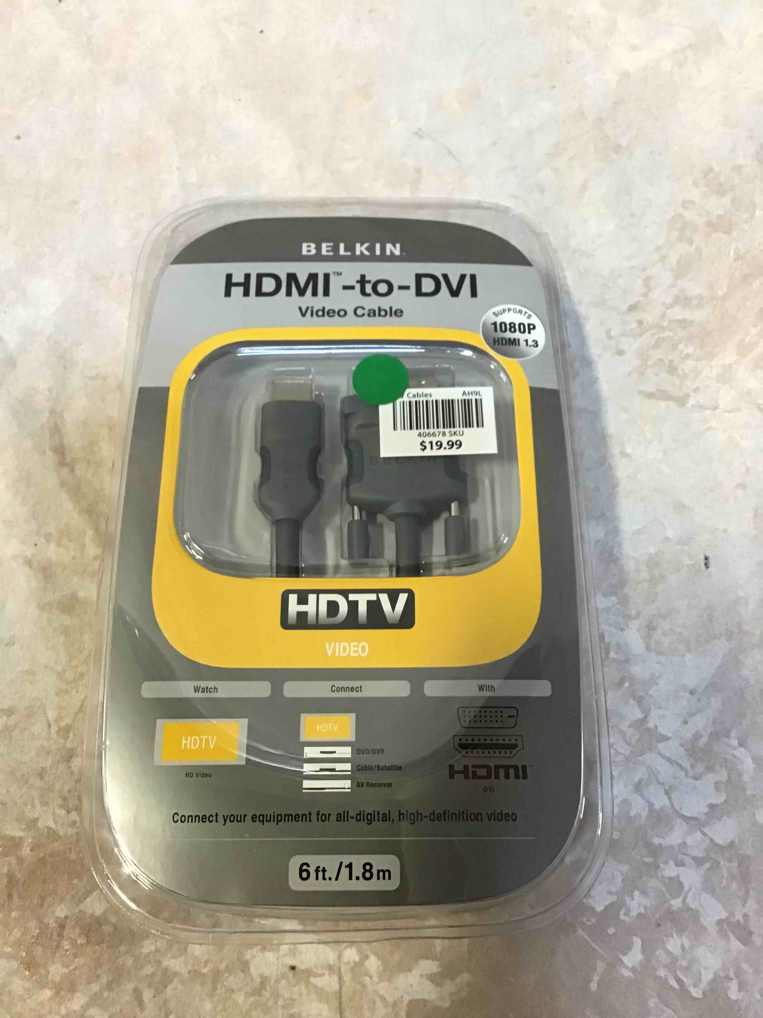 Belkin HDMI to DVI Video Cable