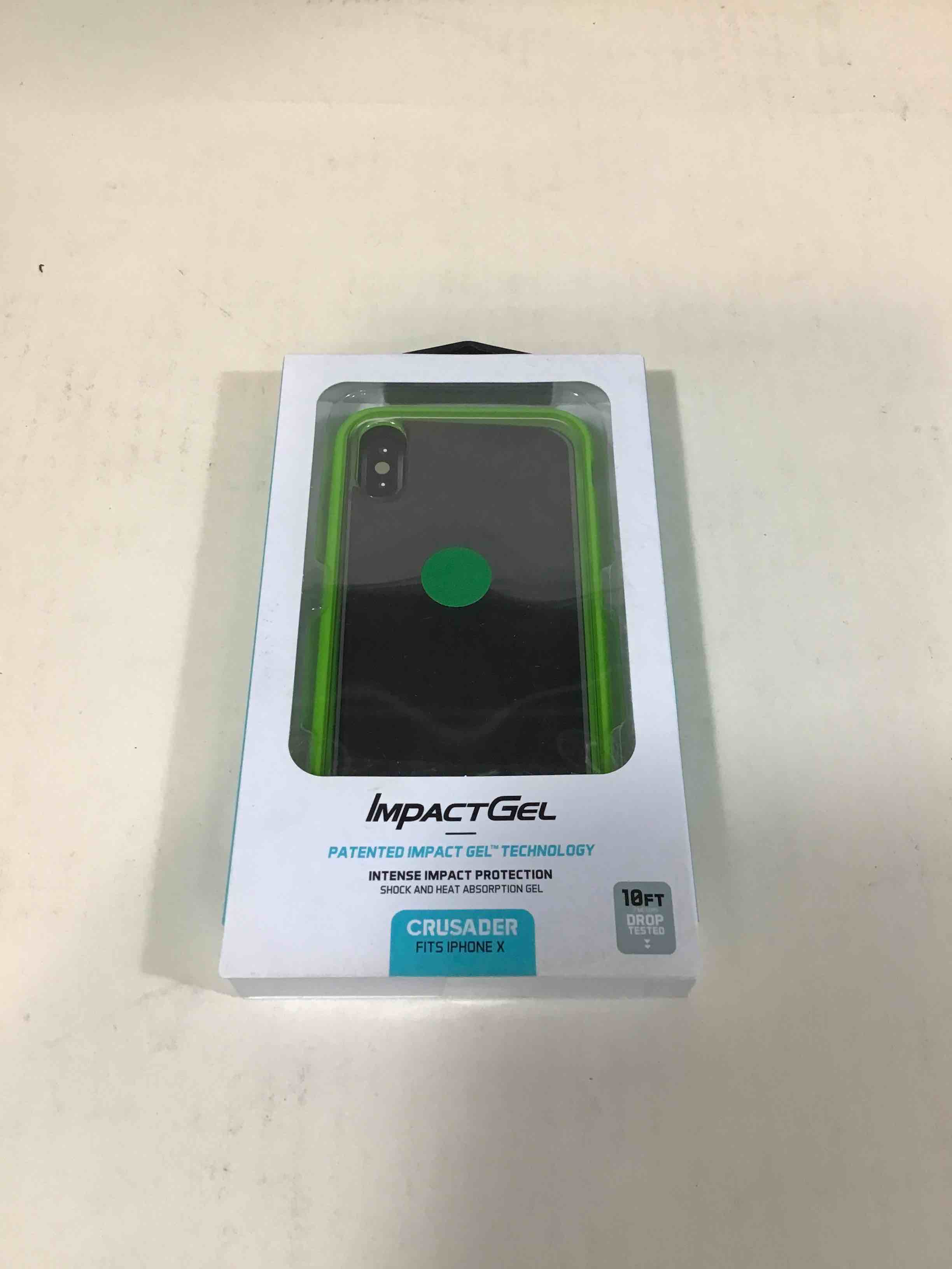 Impact Gel Crusader iPhone X Mobile Case - Green