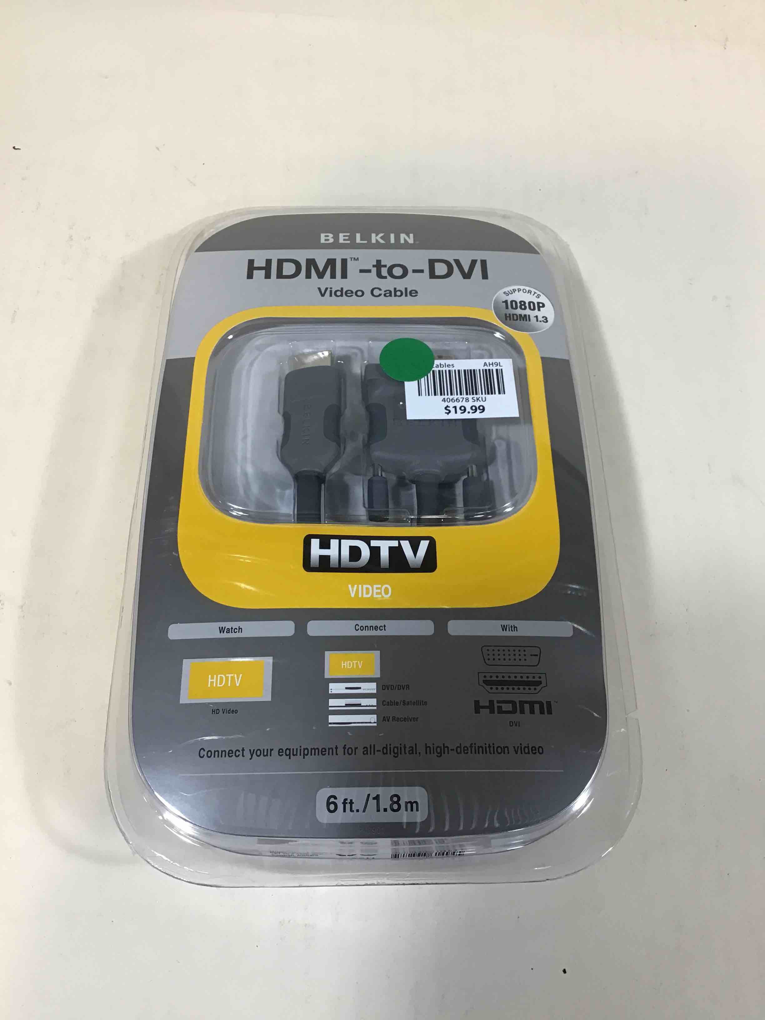 Belkin HDMI to DVI Video Cable