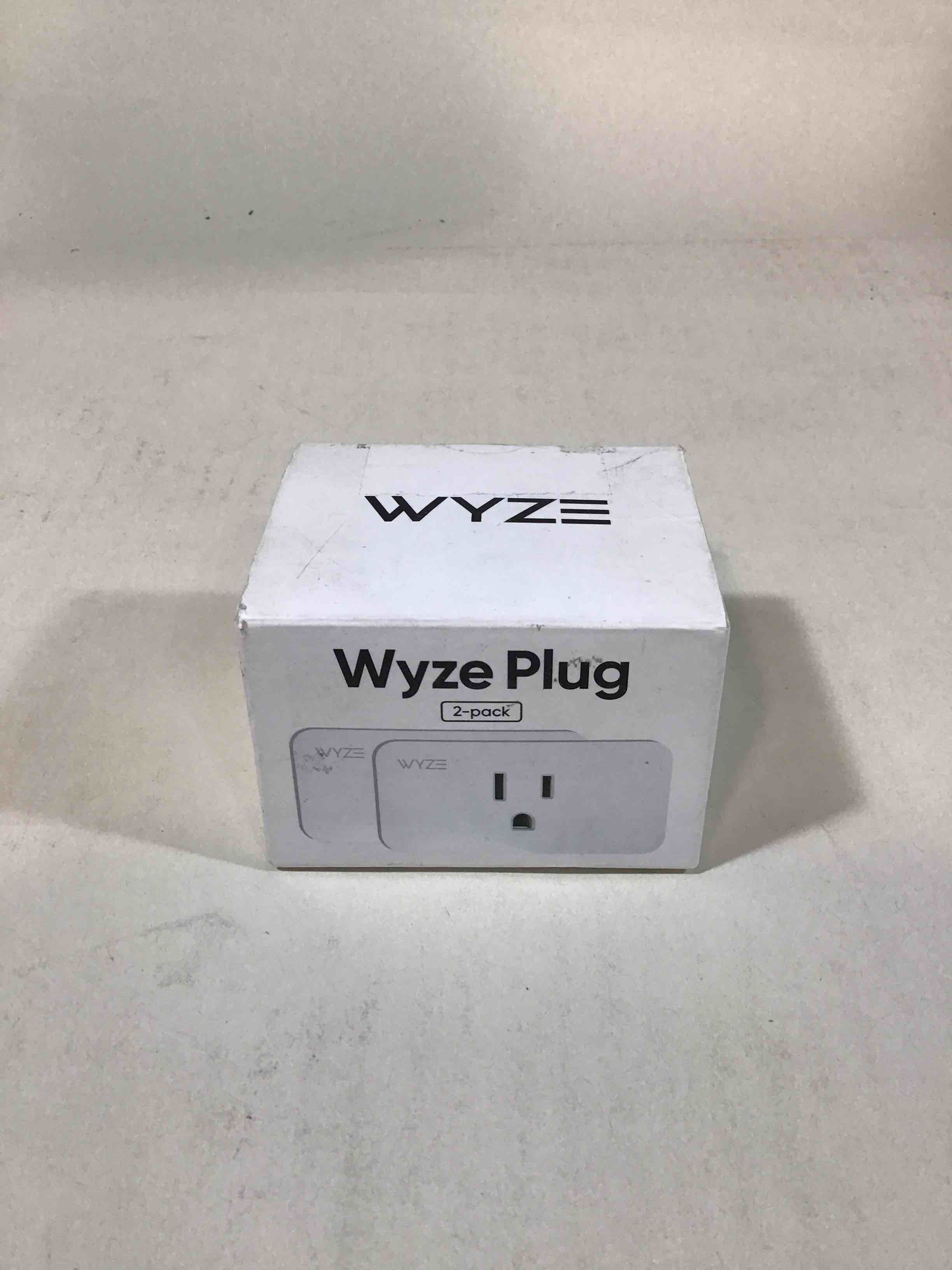 Wyze Plug, 2.4GHz WiFi Smart Plug, Works with Alexa, Google Assistant, IFTTT, No Hub Required, Two-Pack, White