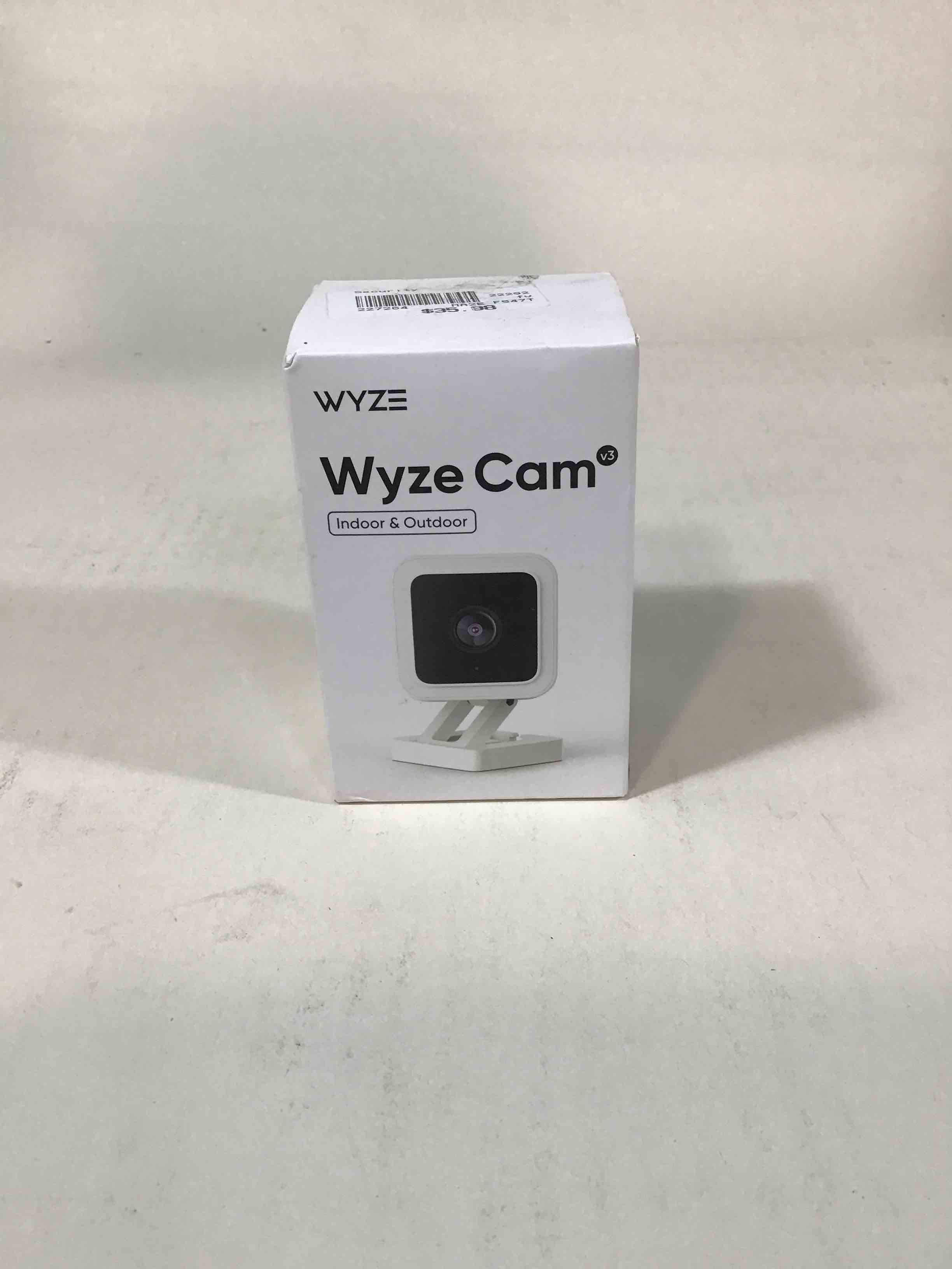 WYZE Cam v3 with Color Night Vision, Wired 1080p HD Indoor/Outdoor Video Camera, 2-Way Audio, Works with Alexa, Google Assistant, and IFTTT