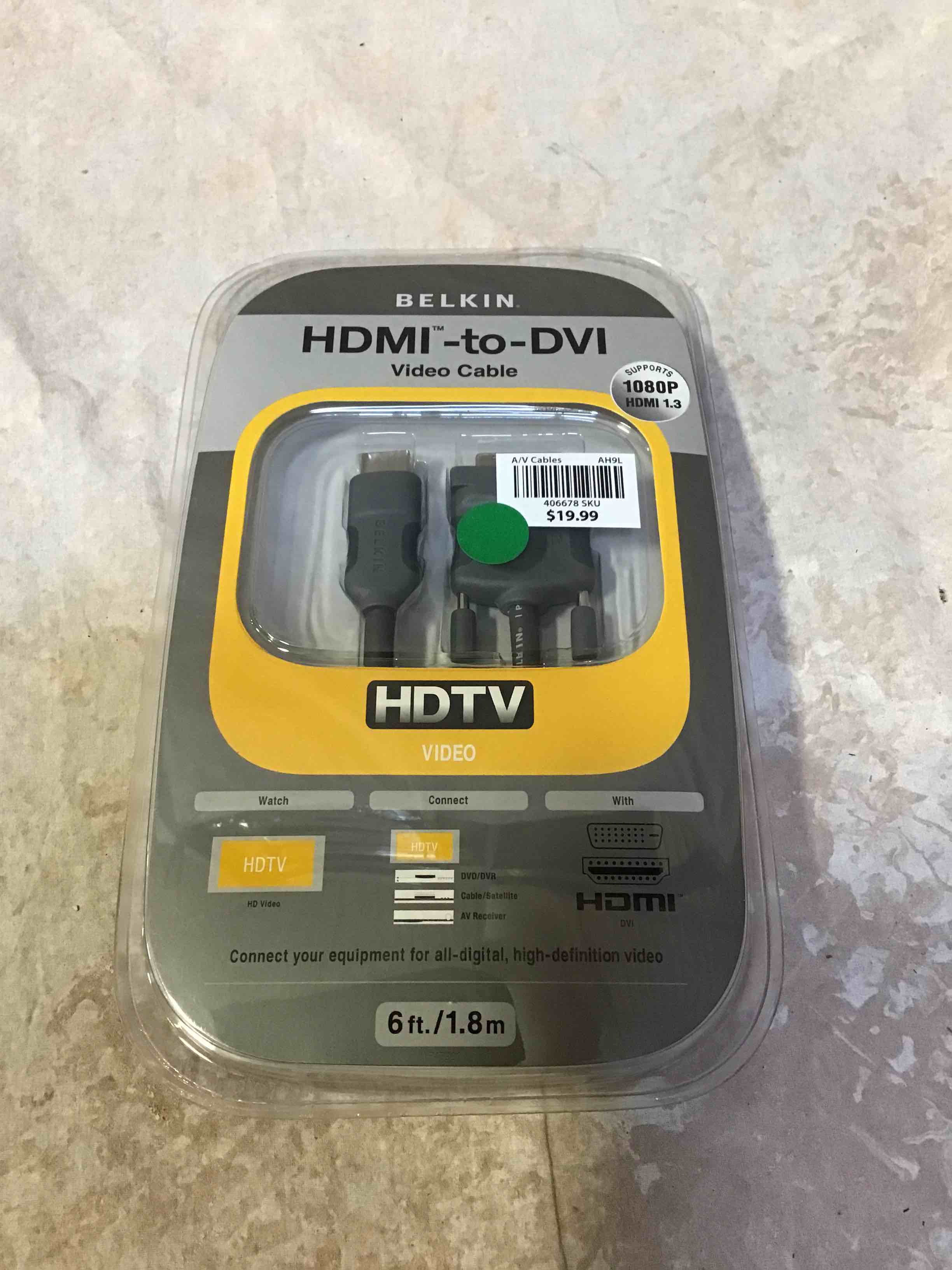 Belkin HDMI-to-DVI Video Cable