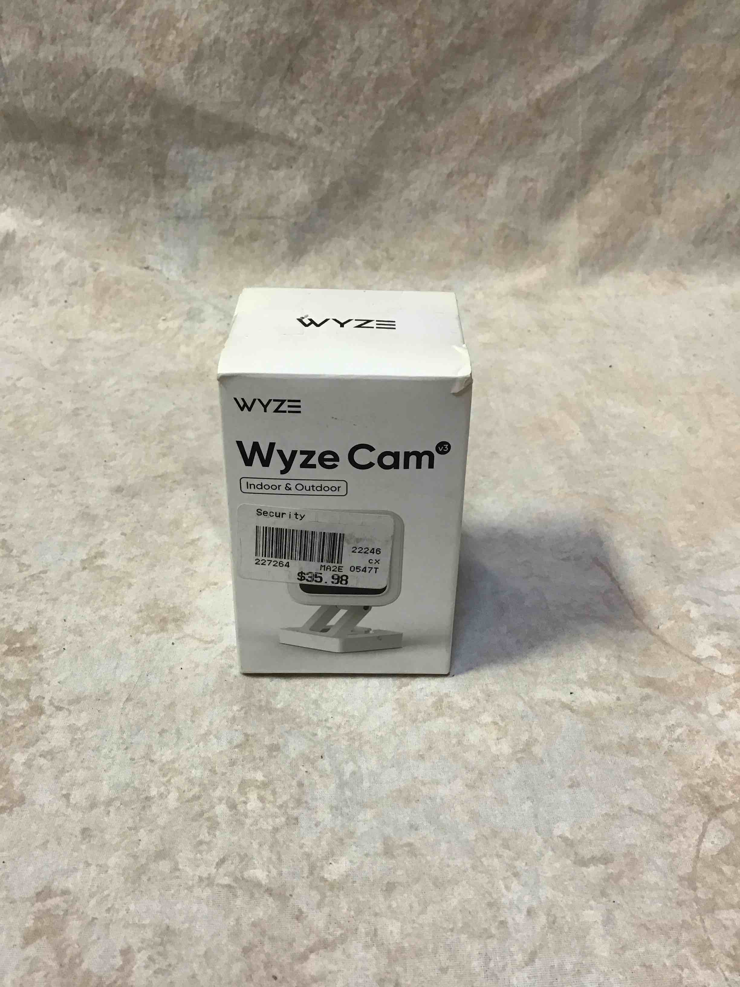 WYZE Cam v3 with Color Night Vision, Wired 1080p HD Indoor/Outdoor Video Camera, 2-Way Audio, Works with Alexa, Google Assistant, and IFTTT