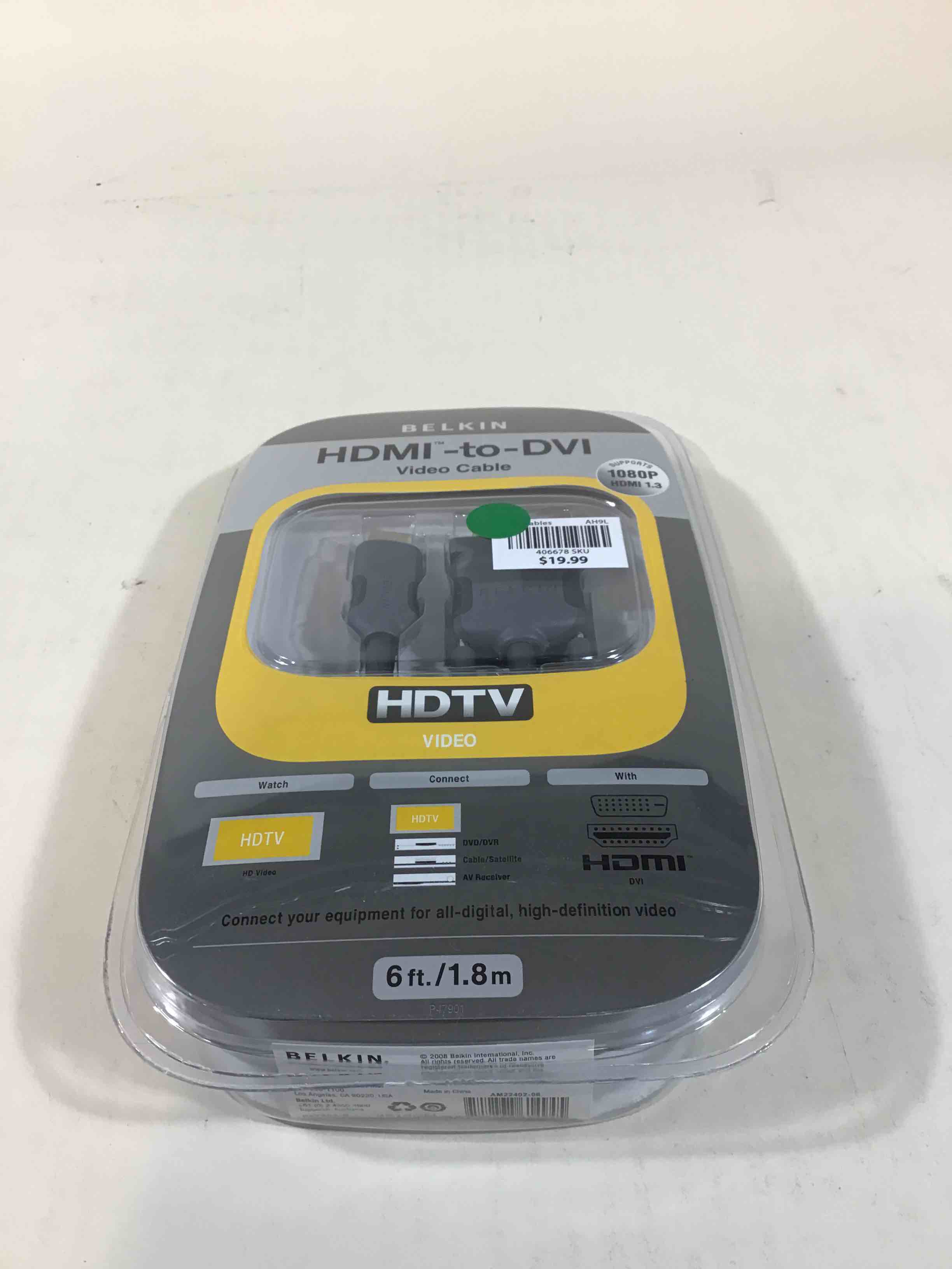 Belkin HDMI To DVI Video Cable