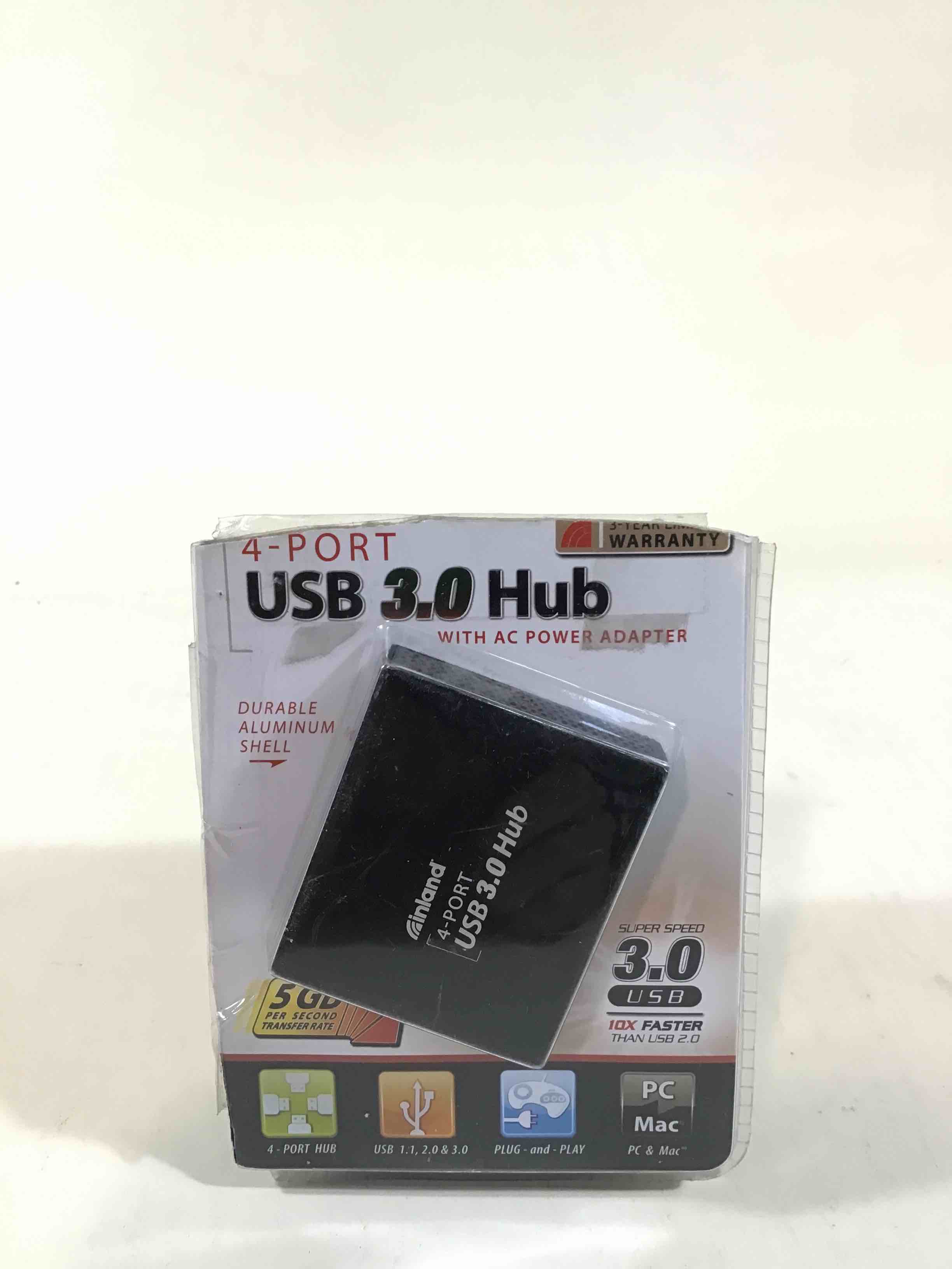 Inland 4 Port USB 3.0 Hub