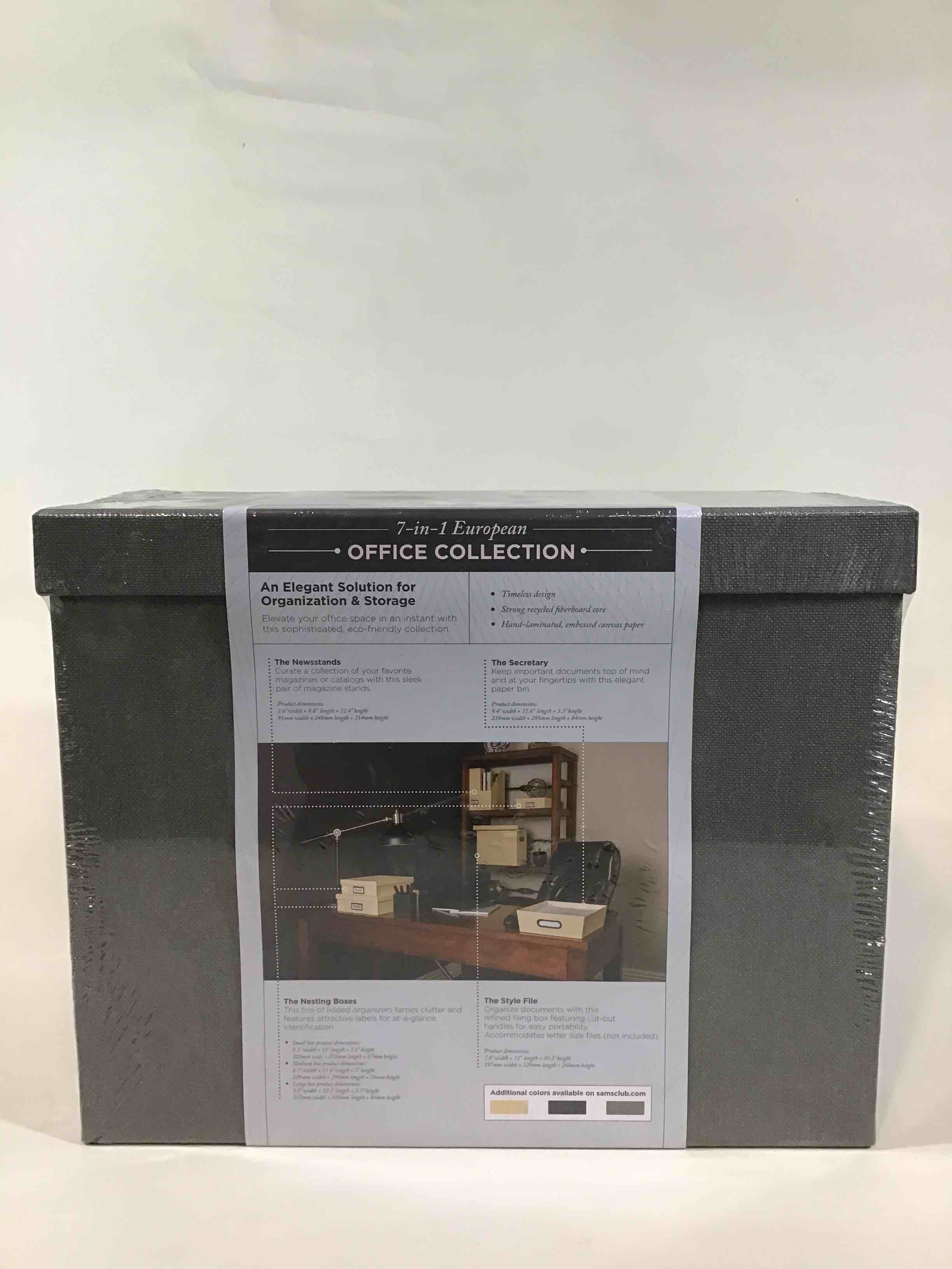 7-1 European Office Collection Boxes