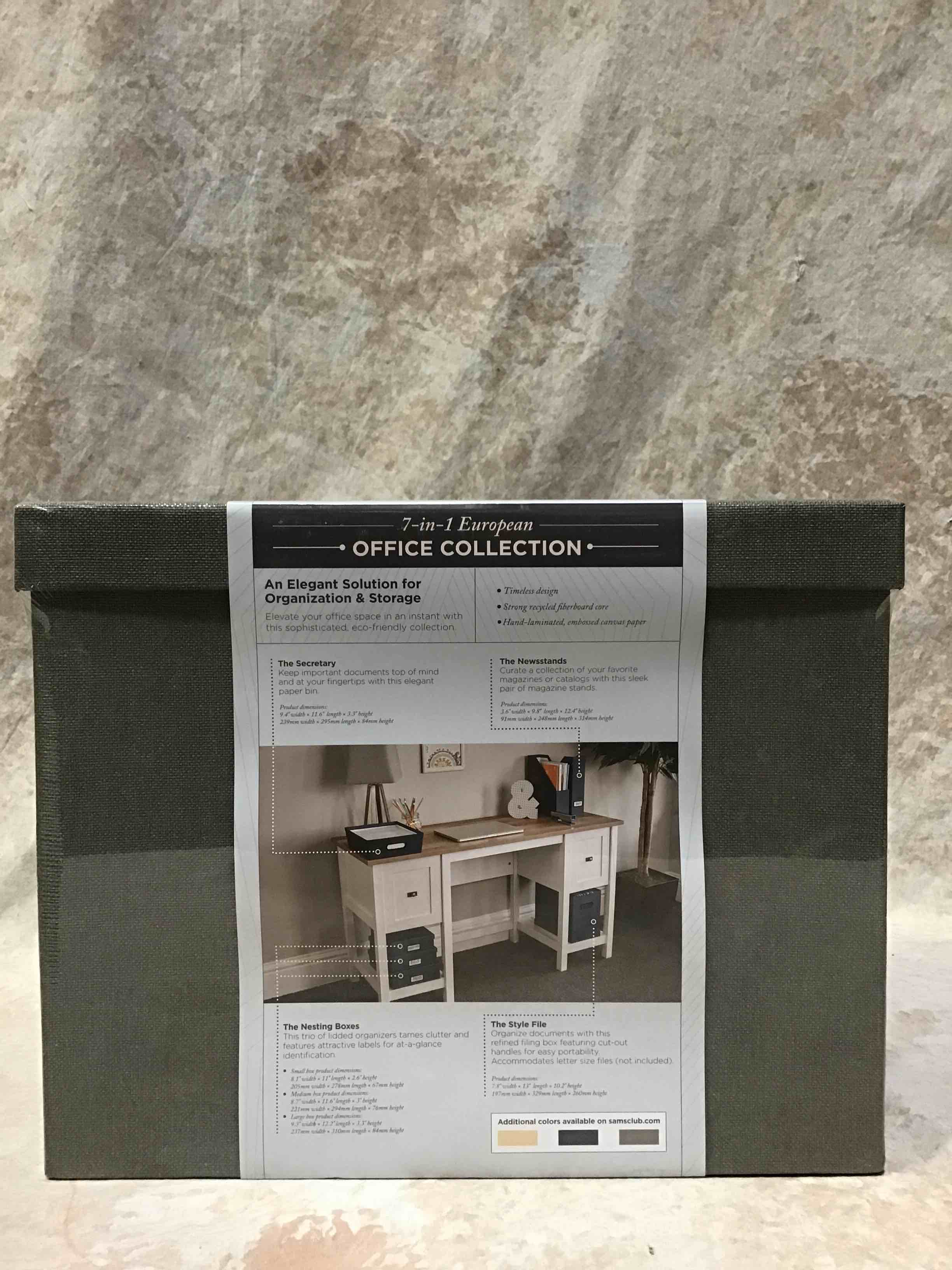 7-1 European Office Collection Bins
