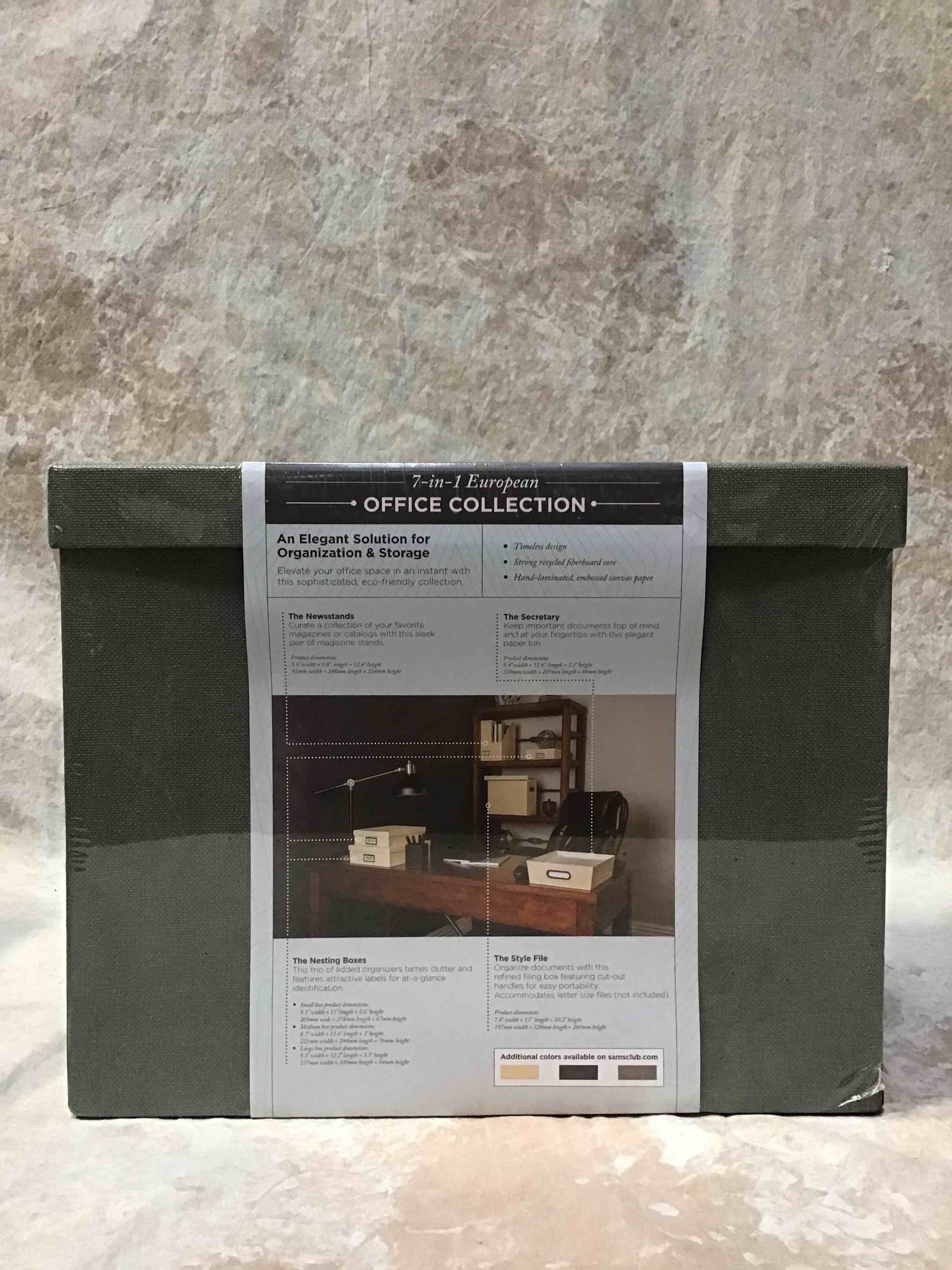 7-1 European Office Collection Boxes 