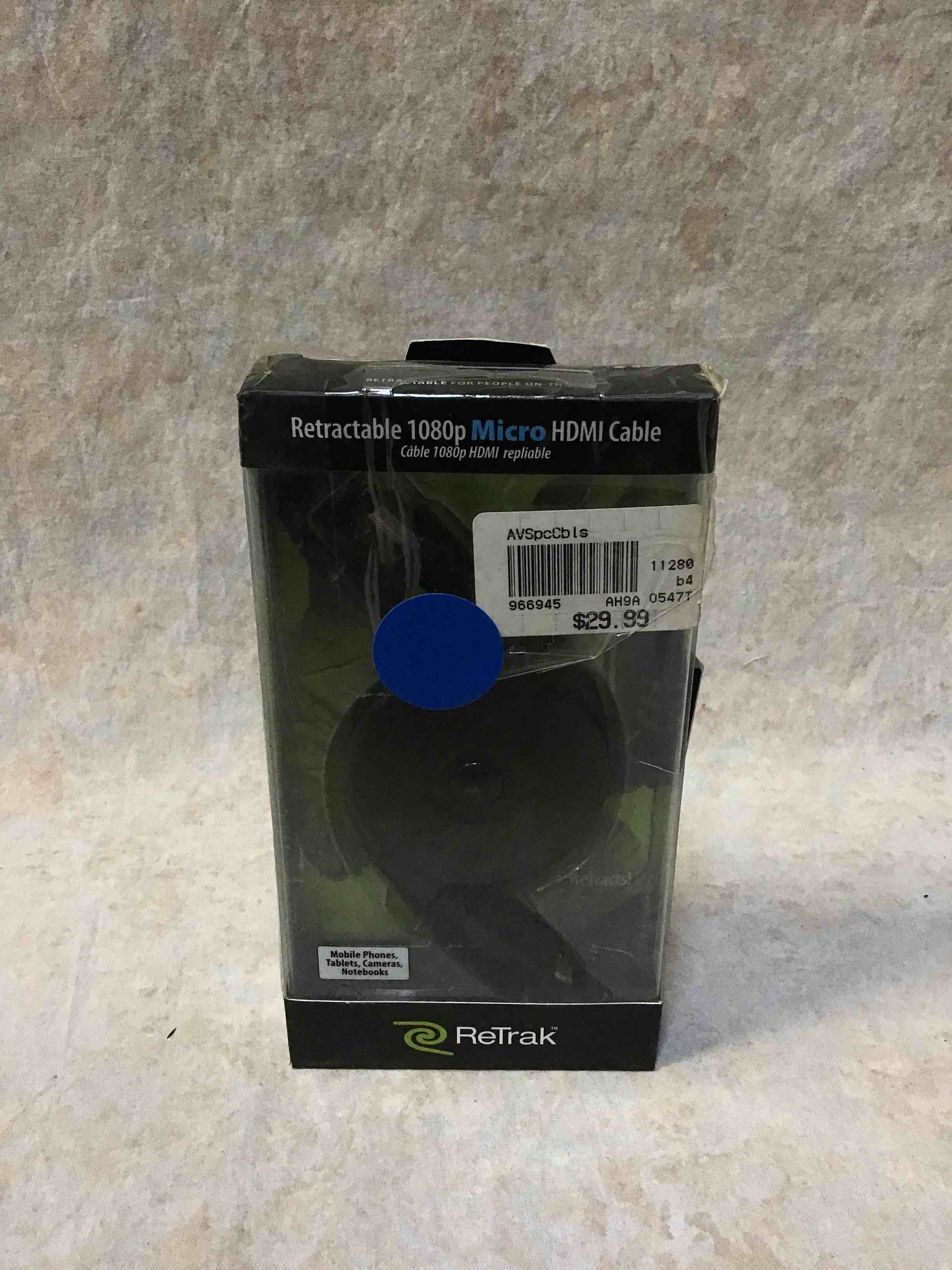 ReTrak Microm1080P HDMI Port