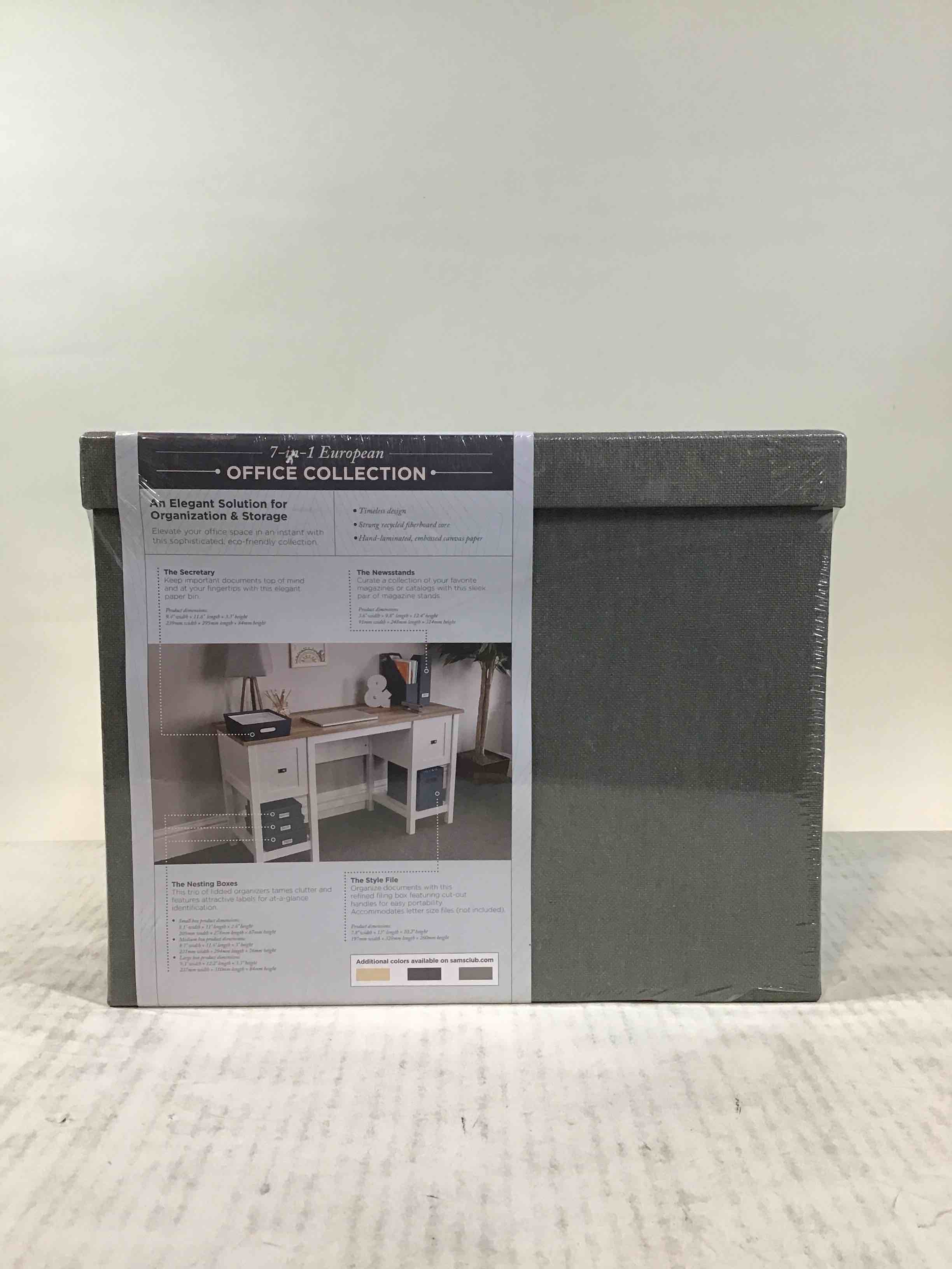 7-1 European Office Collection Boxes