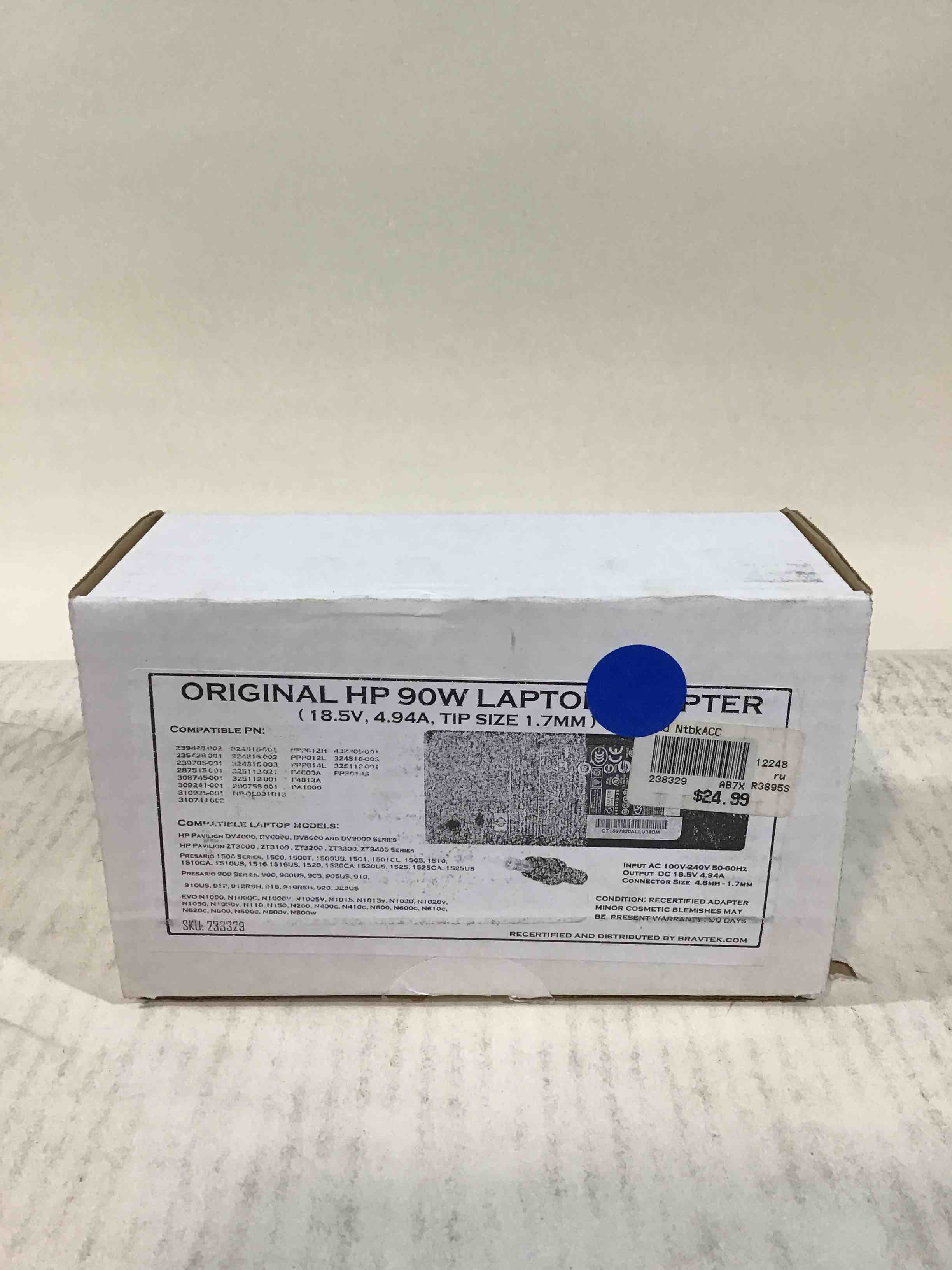 Original HP 90W Laptop Charging Adapter 