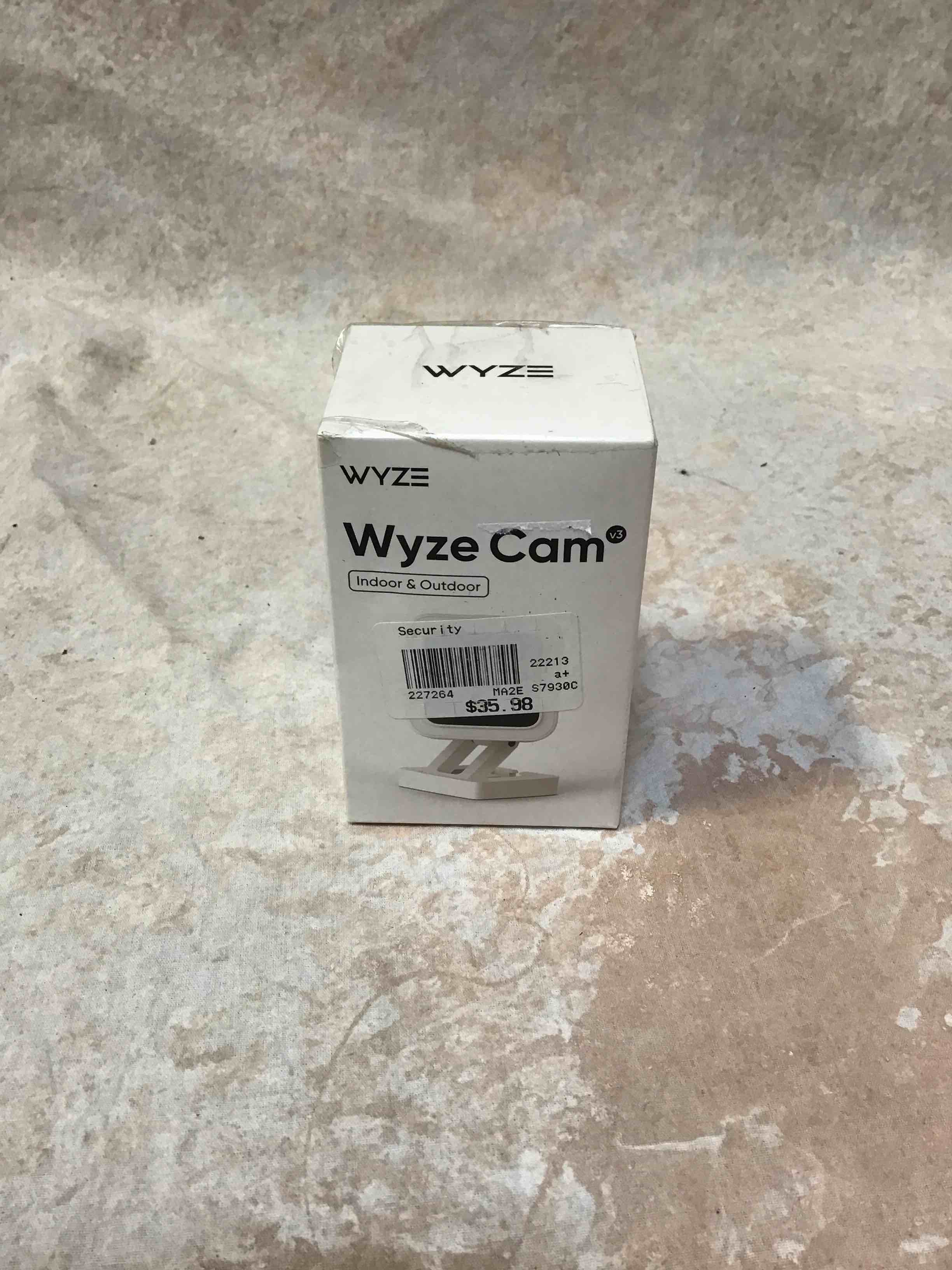 WYZE Cam v3 with Color Night Vision, Wired 1080p HD Indoor/Outdoor Video Camera, 2-Way Audio, Works with Alexa, Google Assistant, and IFTTT