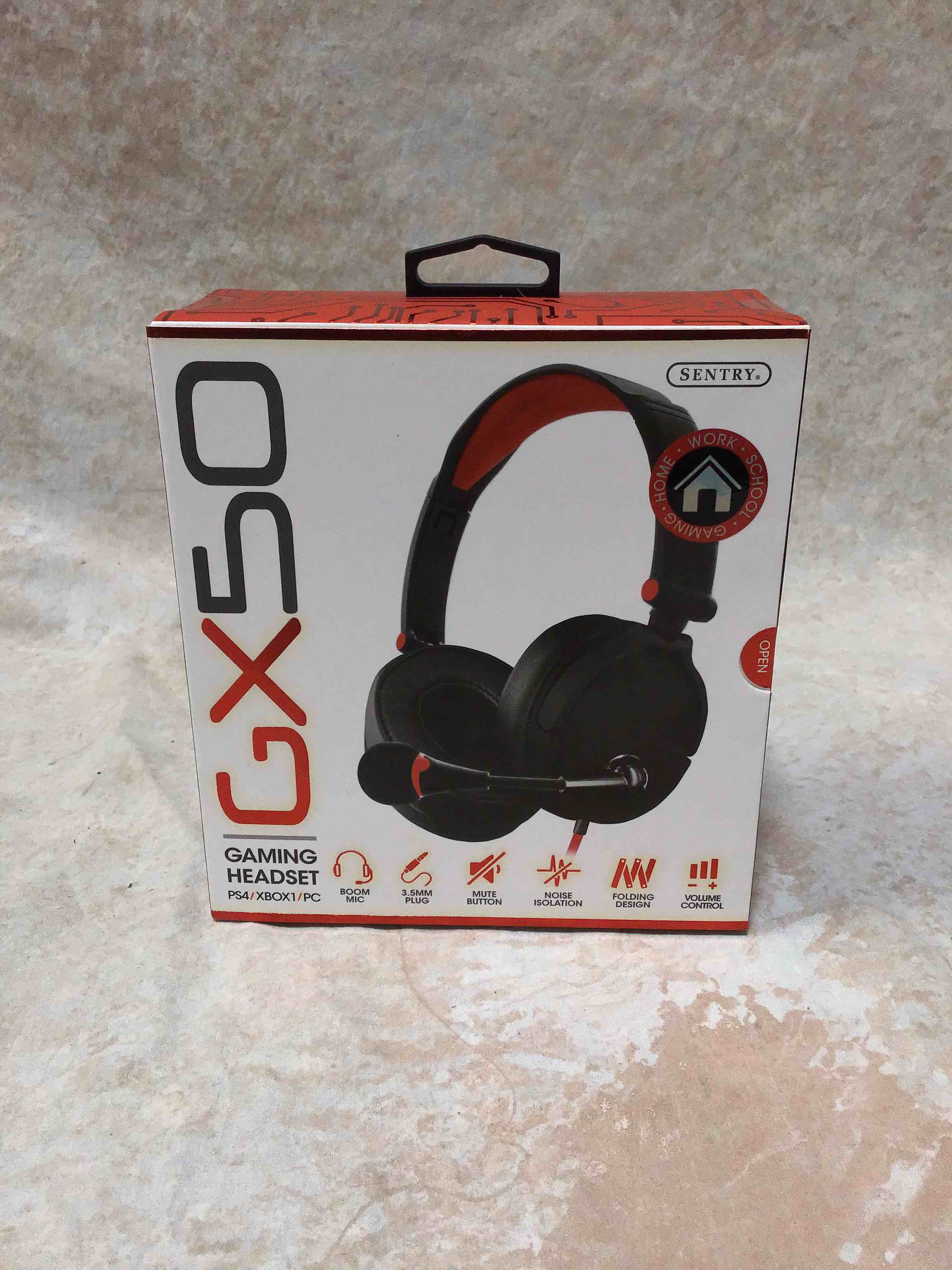 SENTRY Industries GX50 Gaming Headset for PS4 / Xbox/PC - Color May Vary (Red, Green, Blue)
