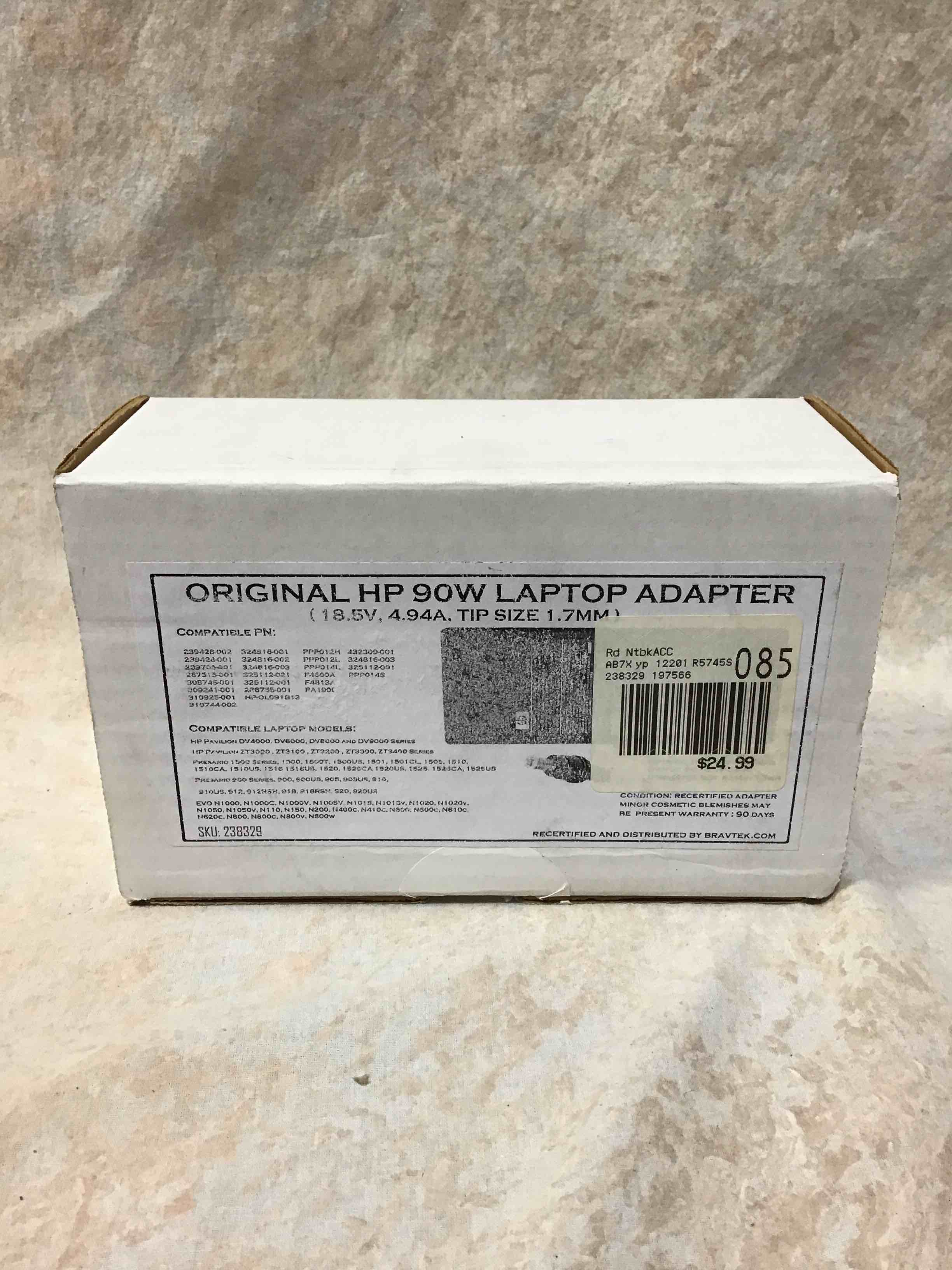 Original HP 90W Laptop Adapter 