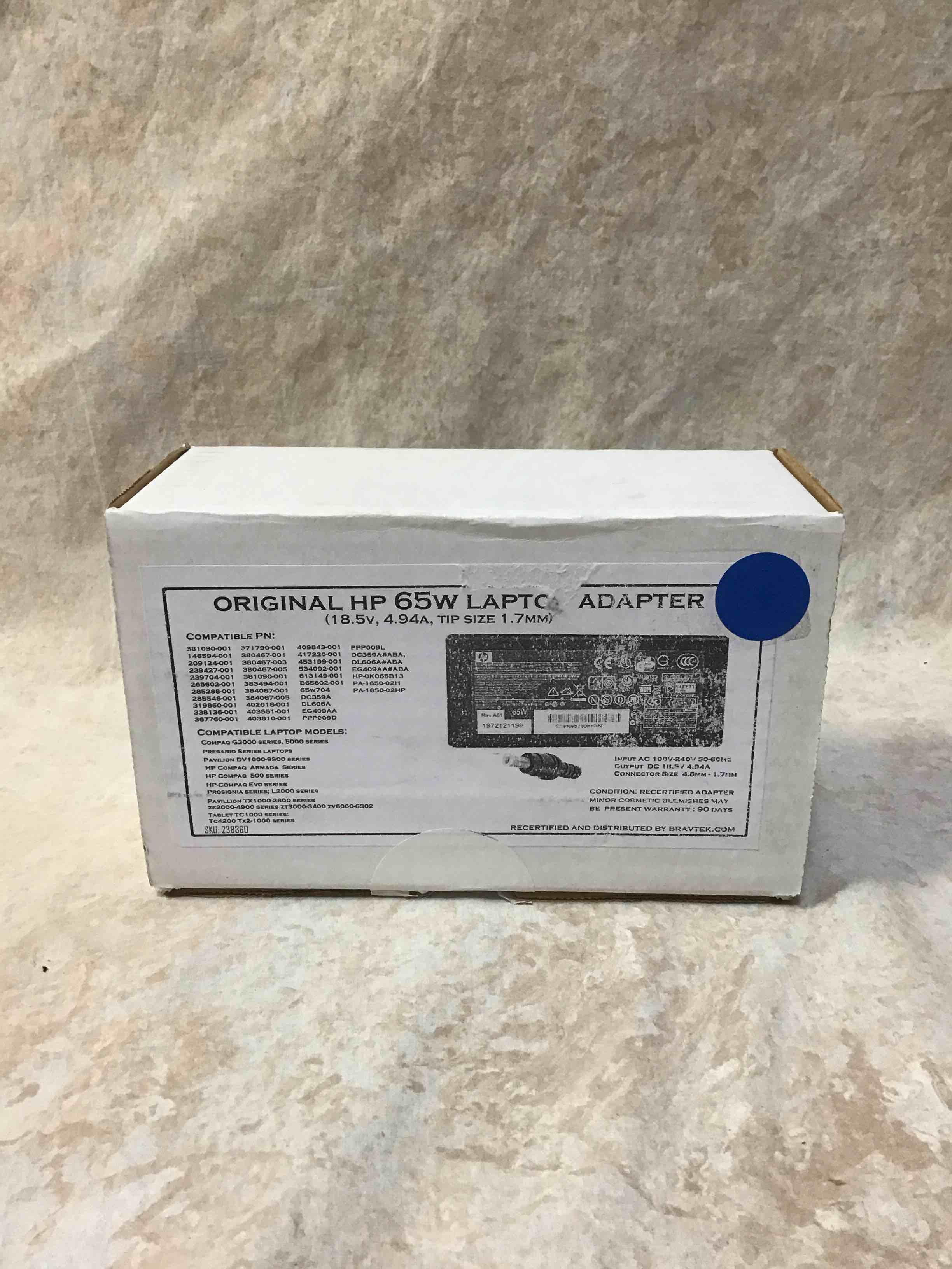 Original HP 65W Laptop Adapter 