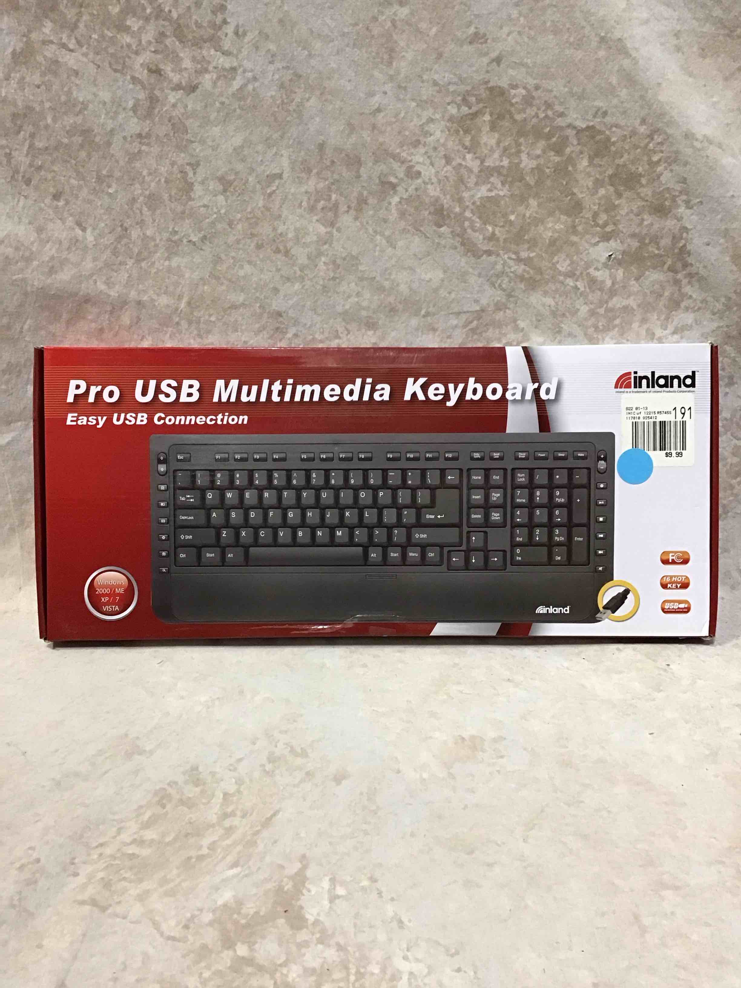 inland PRO USB Multimedia Keyboard