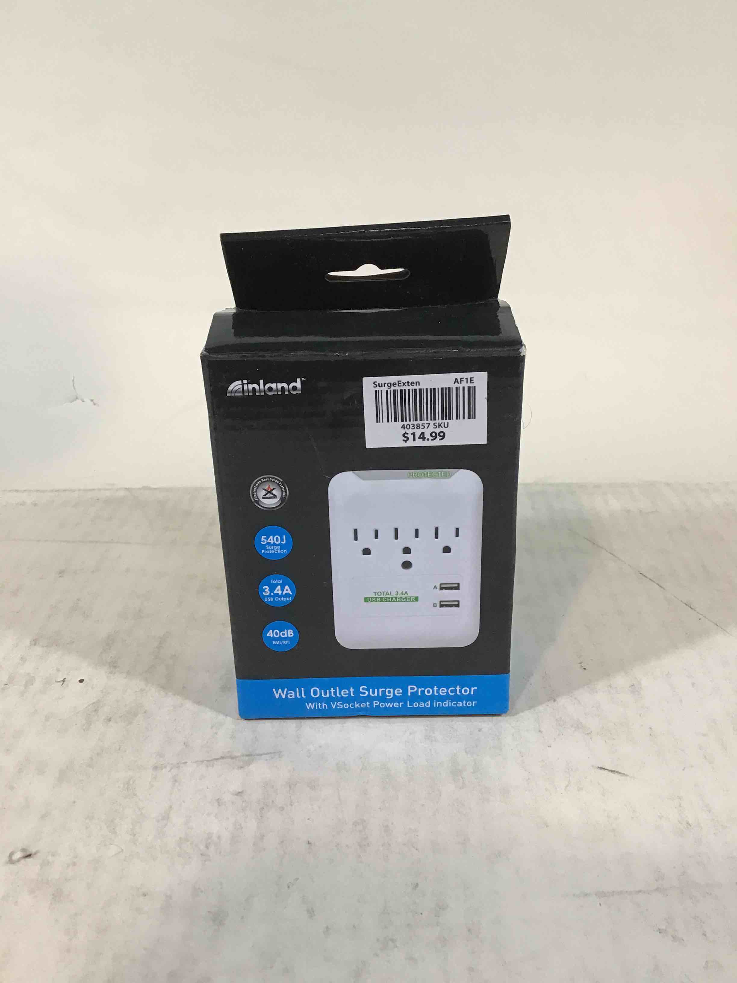 inland Wall Outlet Surge Protector 