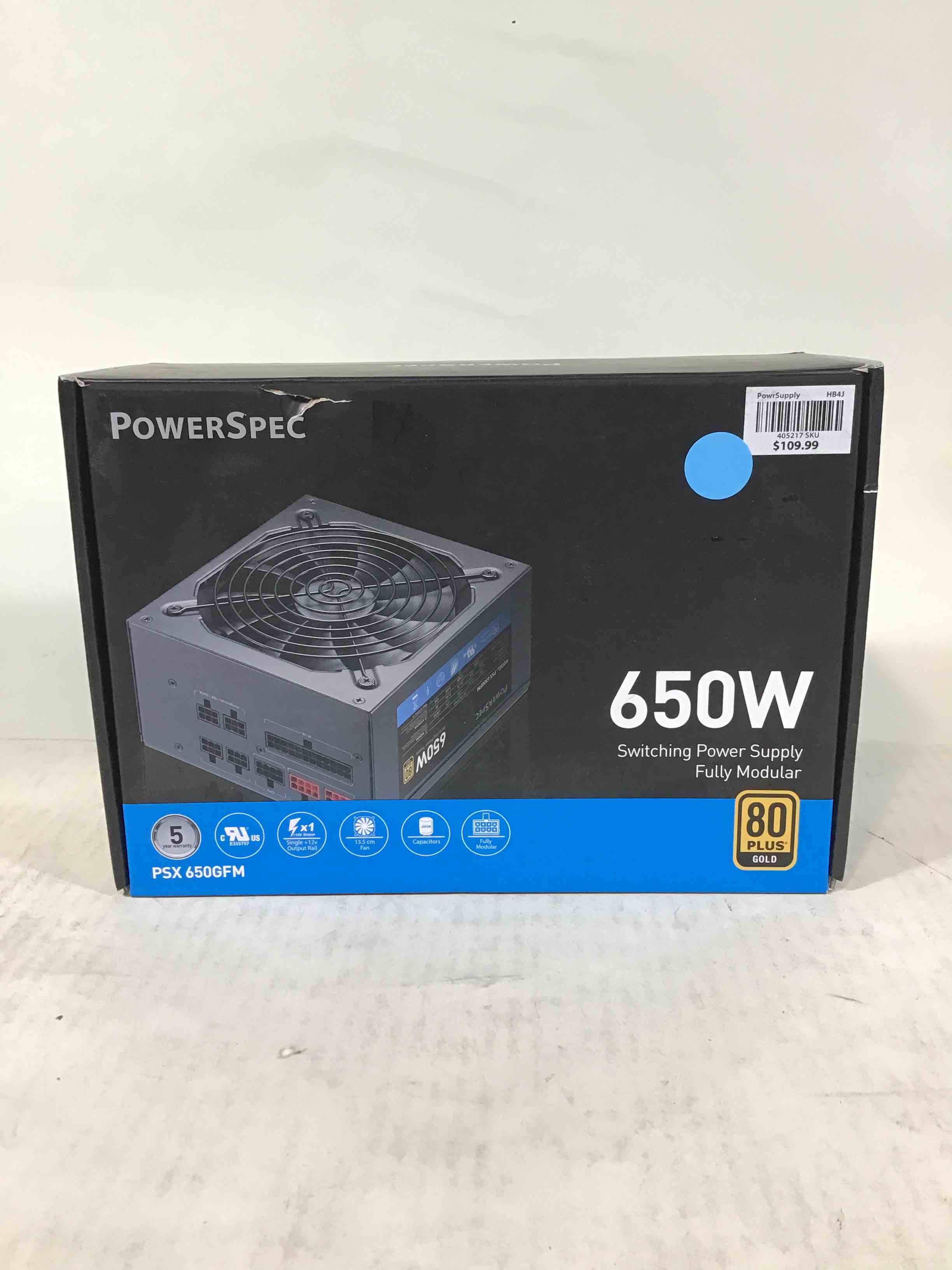 Powerspec 650 Watt 80 Plus Gold Ps 650gfm Atx Fully-modular Power Supply
