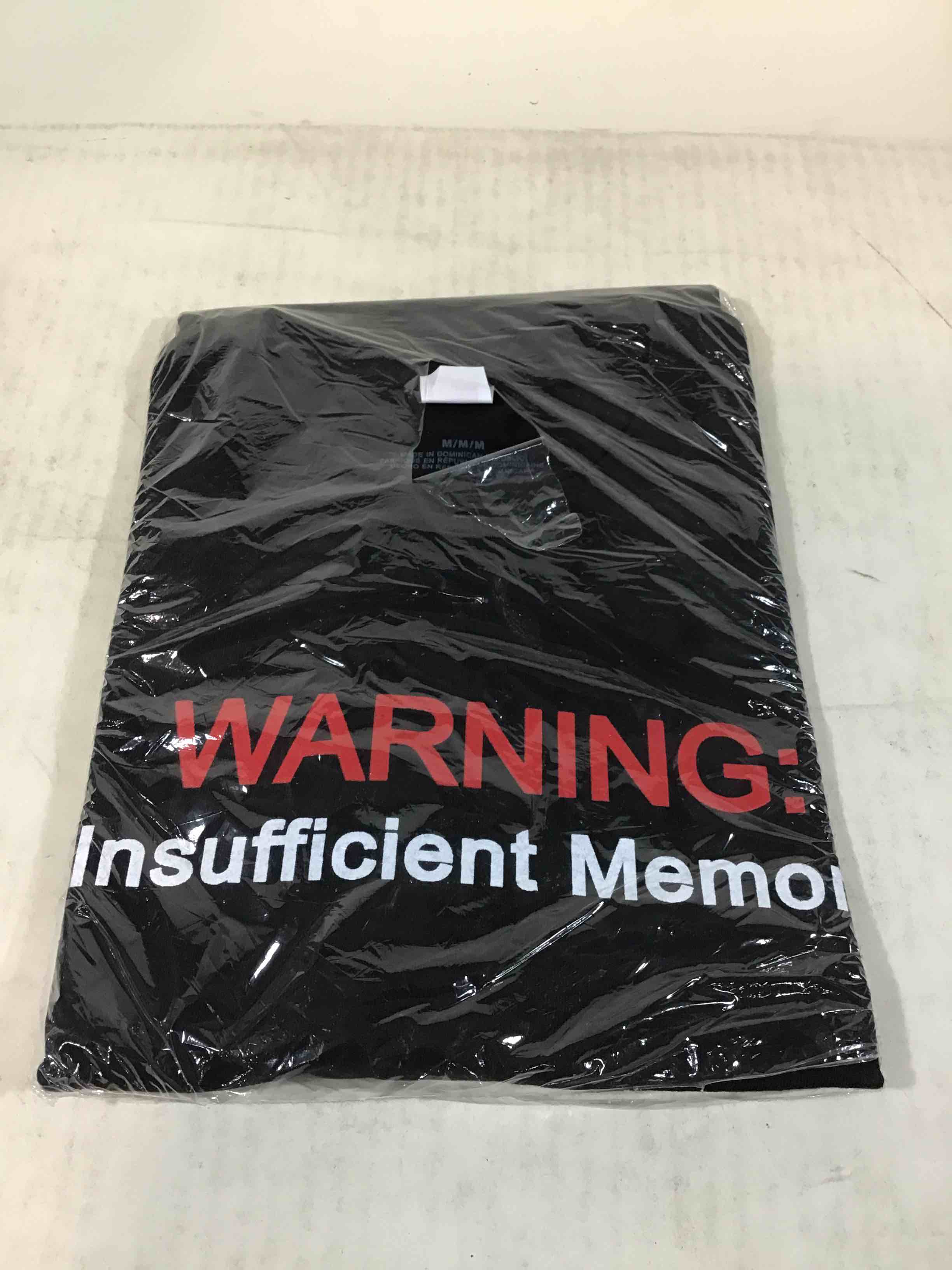 Warning Insufficient Memory T-Shirt Medium