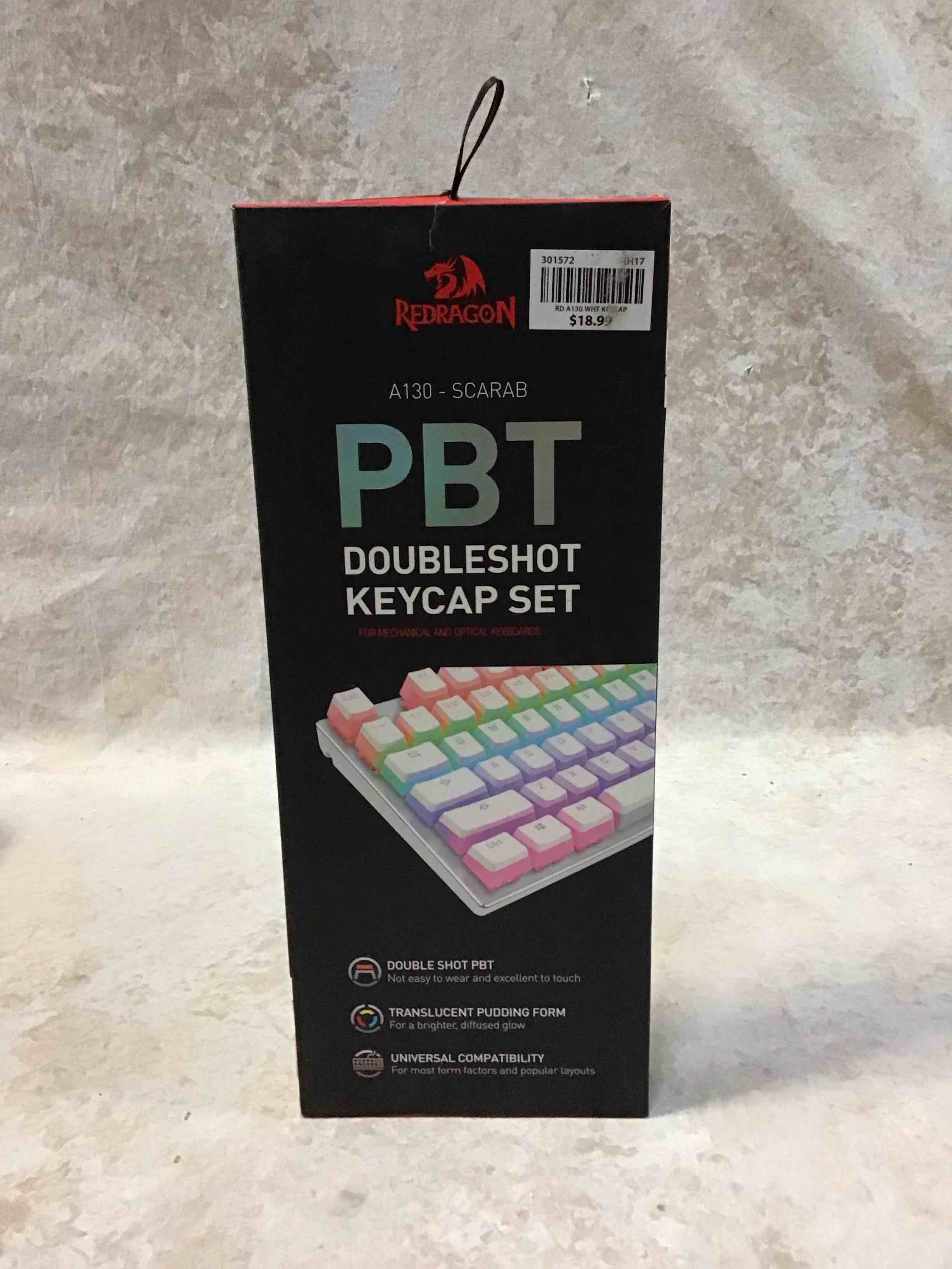 Redragon A130 - Scarab PBT Doubleshot Keycap Set