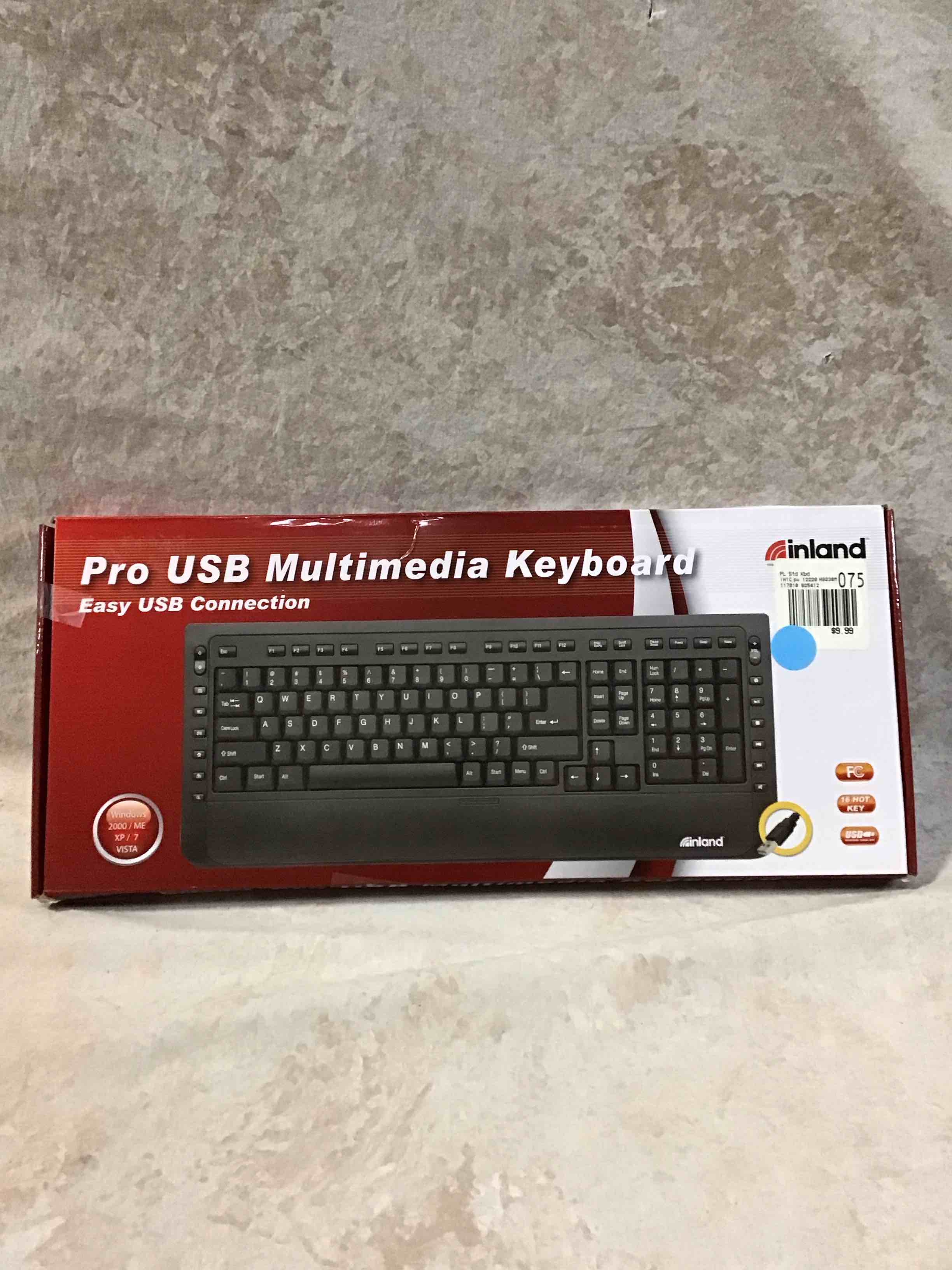 inland Pro USB Multimedia Keyboard 