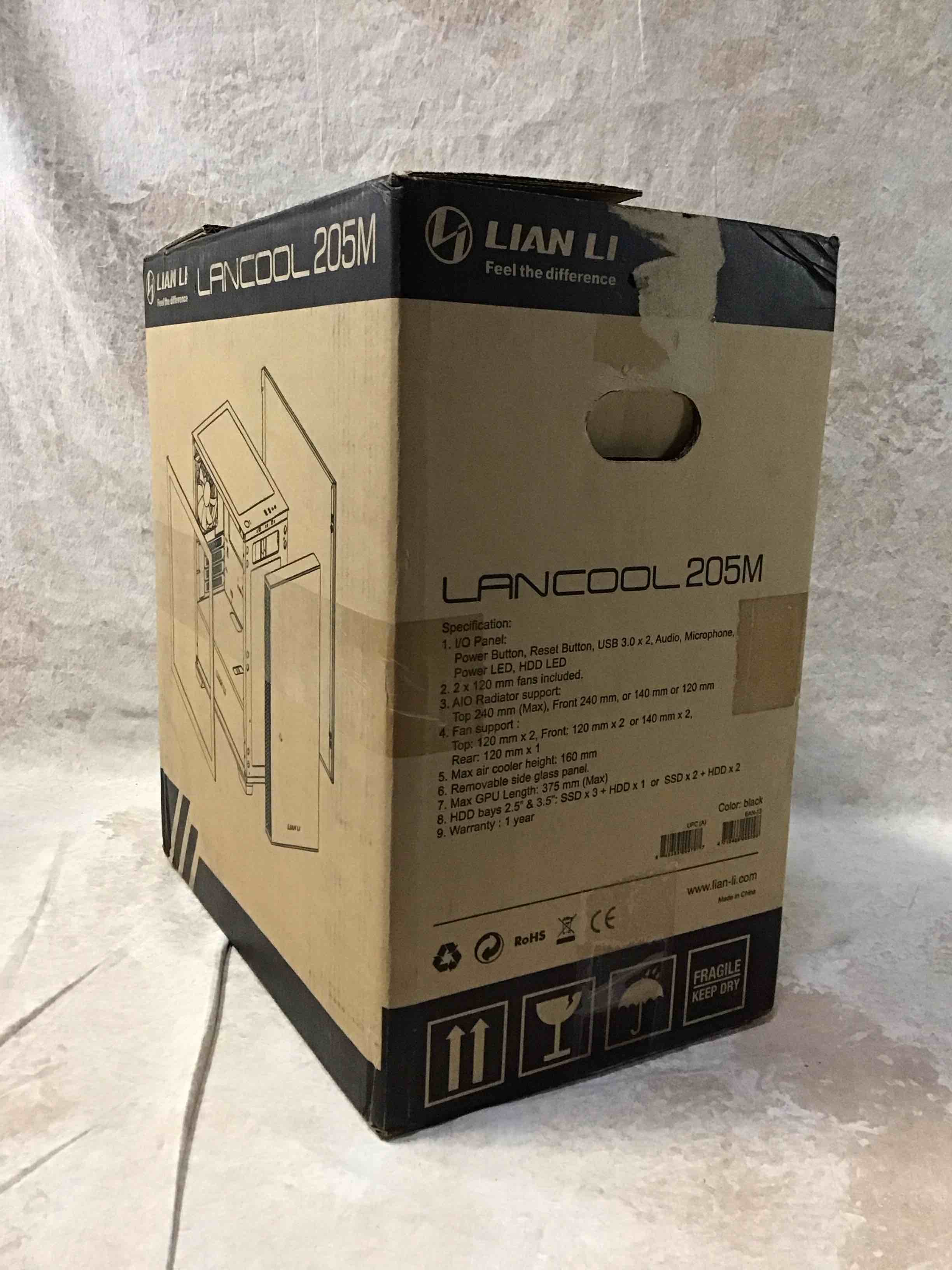 Lian Li Lancool 205M Gaming PC Case Black