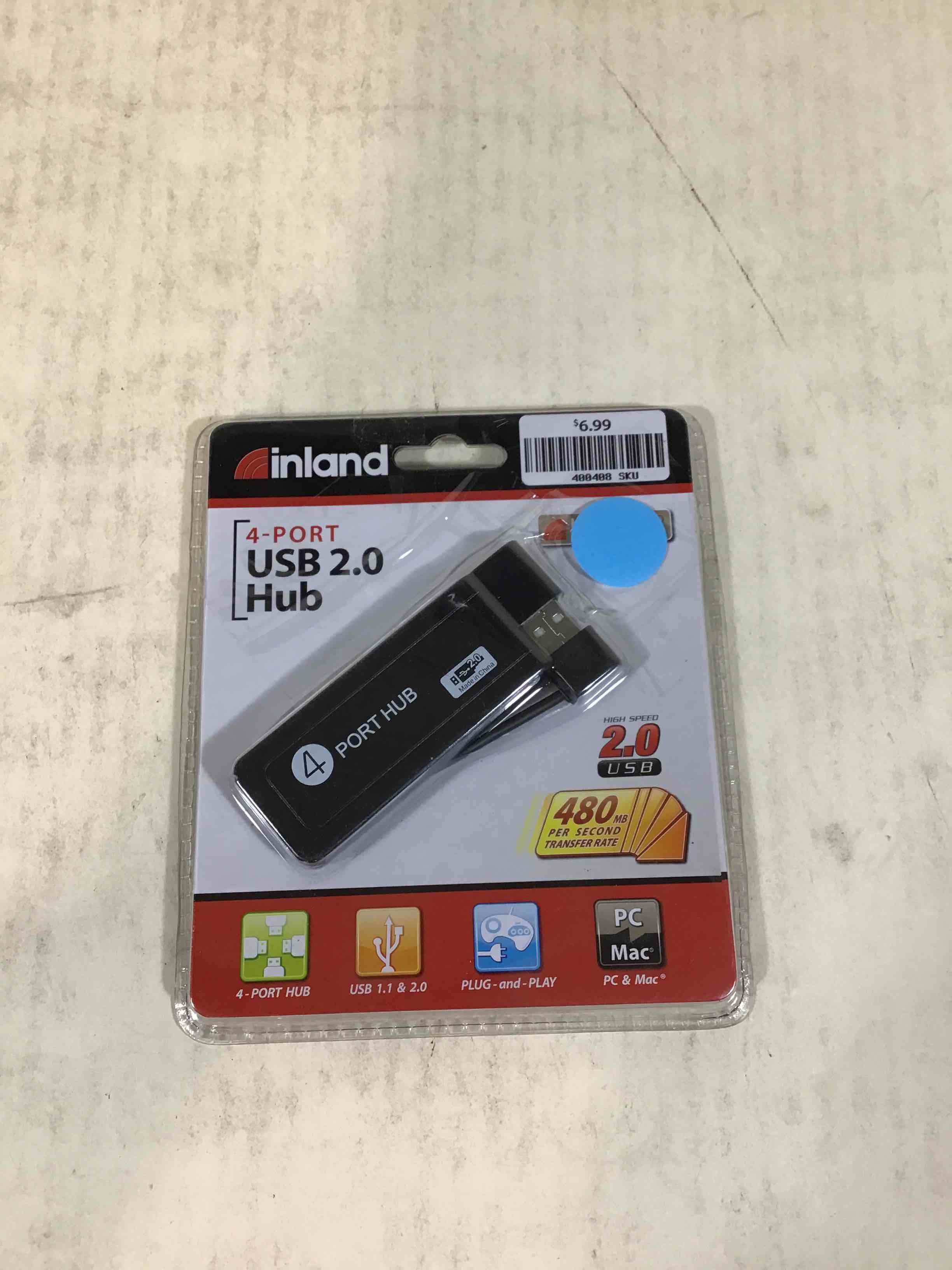 inland USB 2.0 Hub