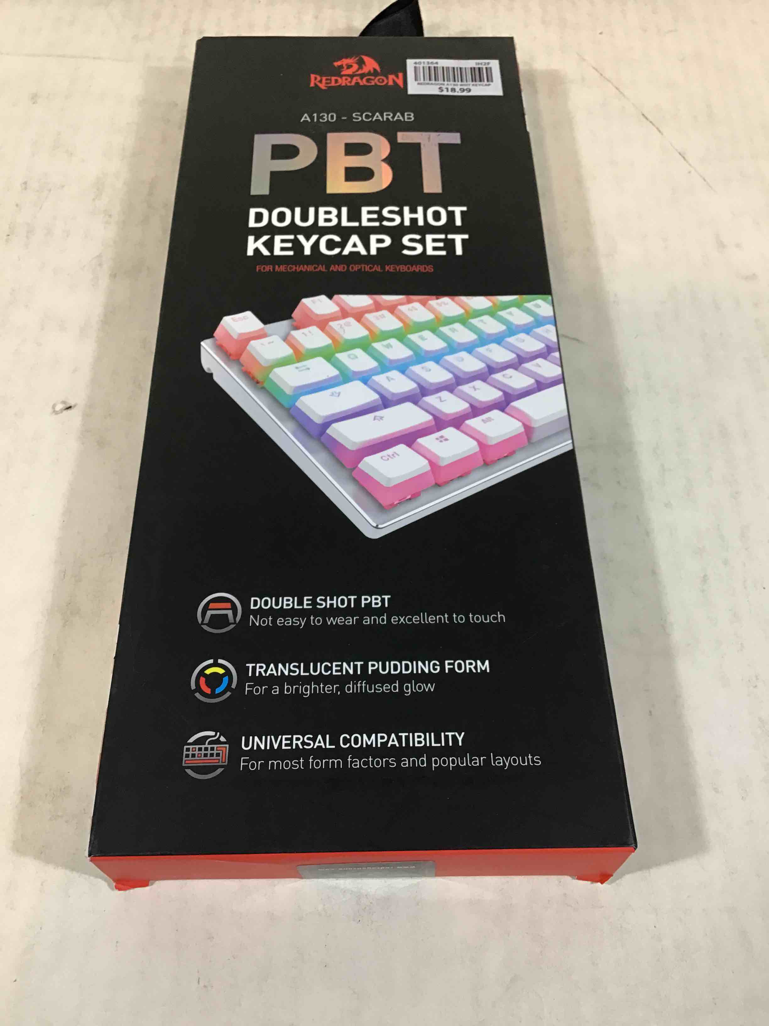 Redragon PBT Doubleshot Keycap Set