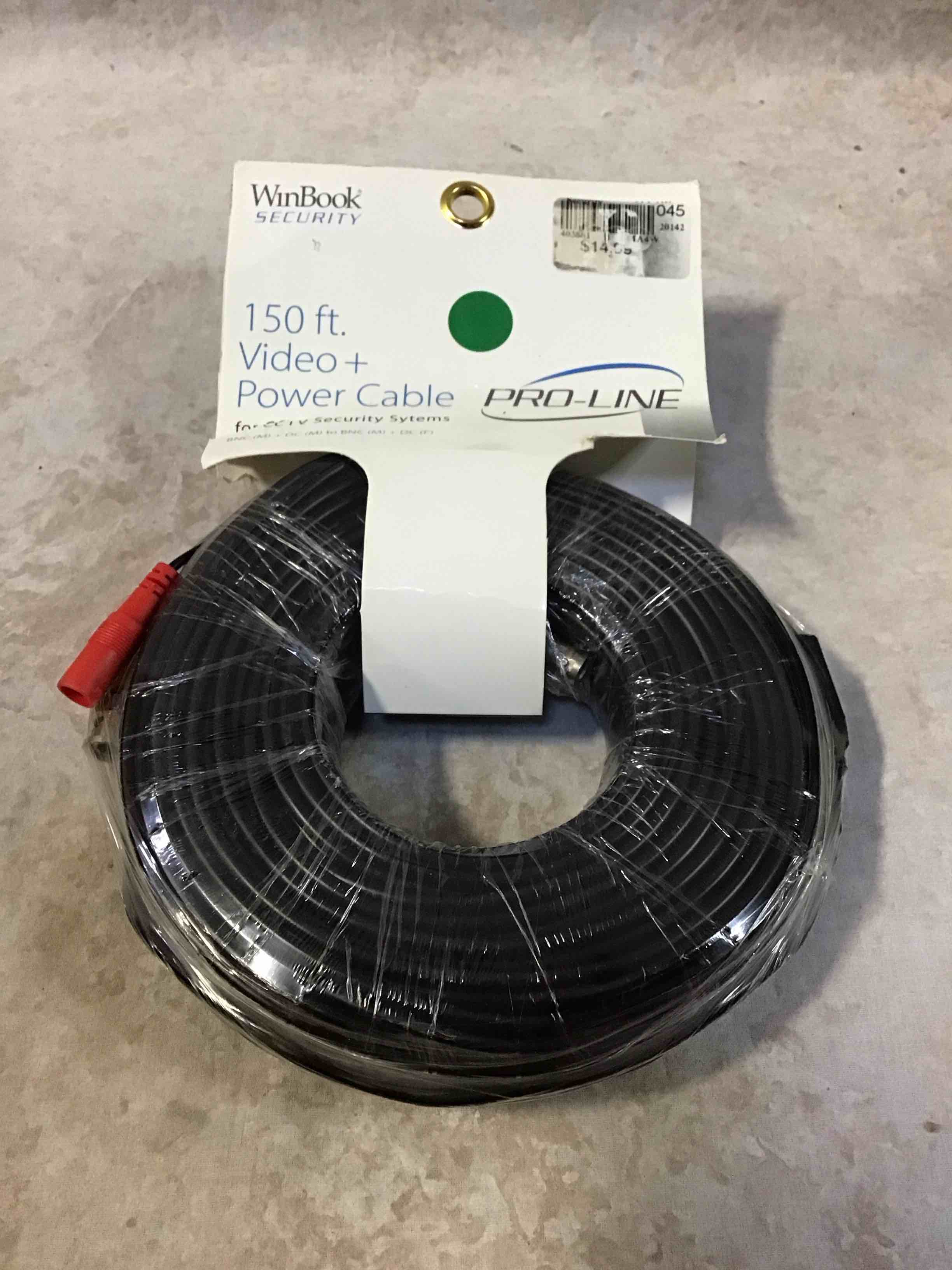 WinBook Security 150’ Video + Power Cable