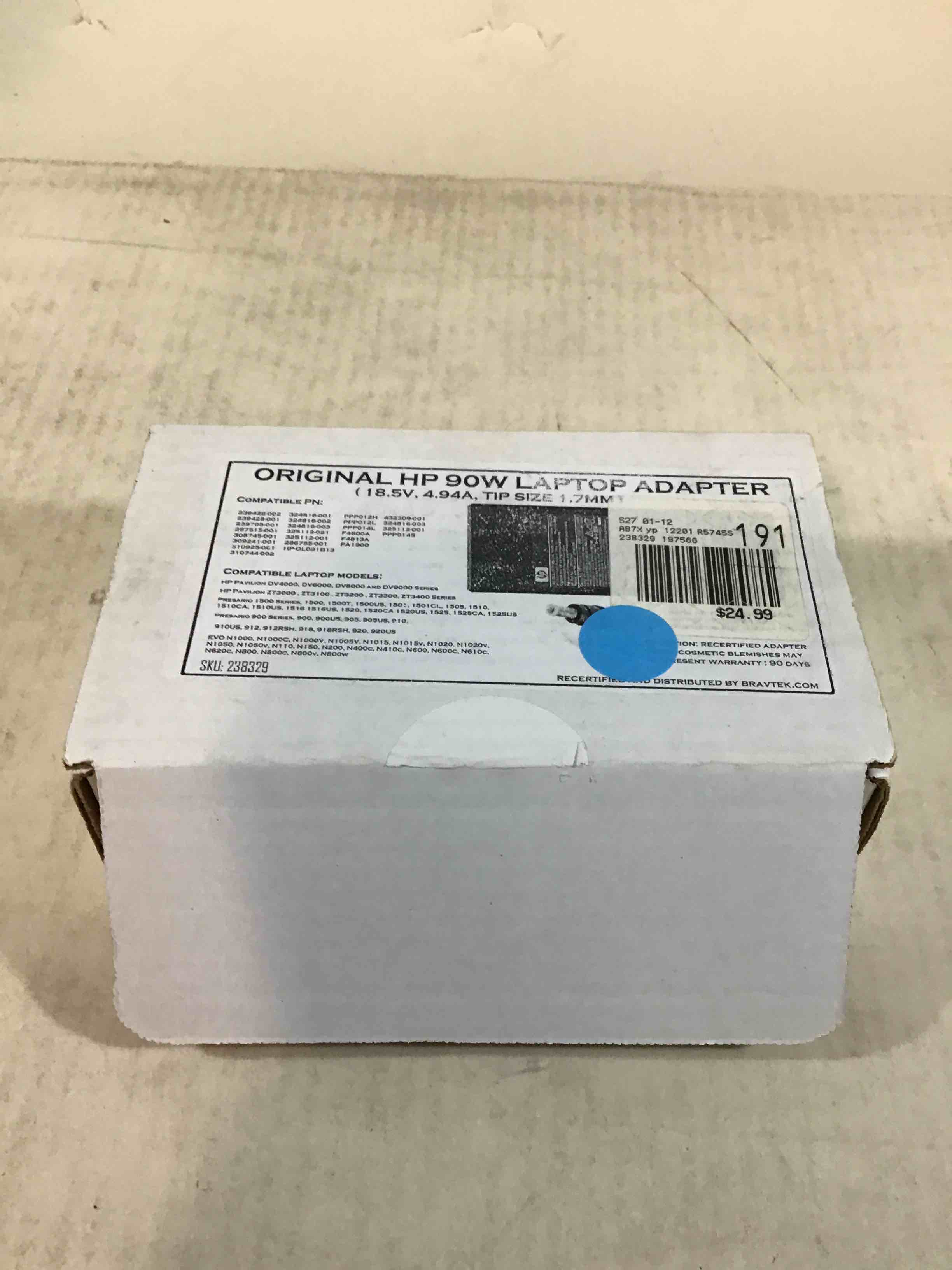 Original HP 90W Laptop Adapter