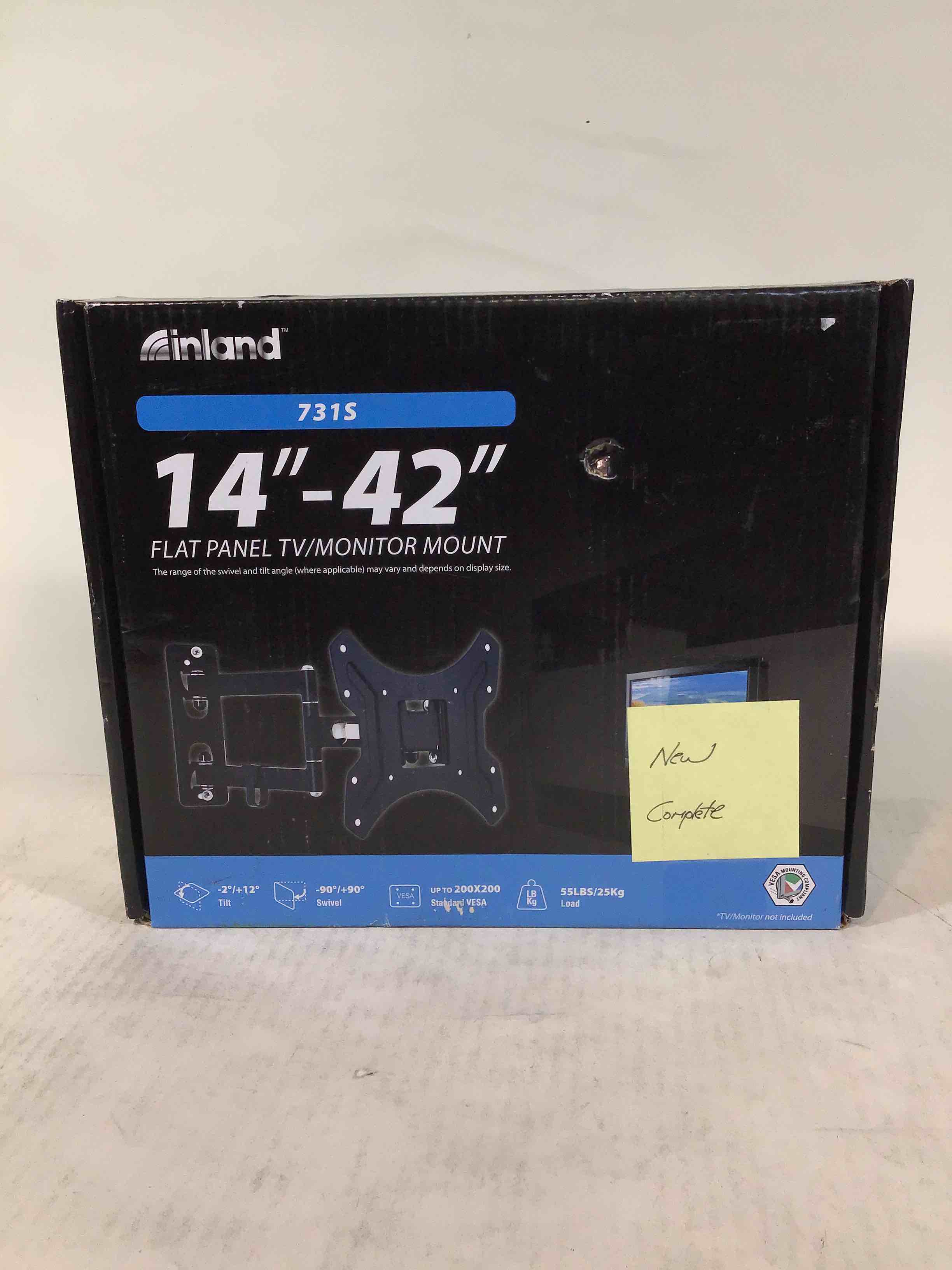 inland 14”-42” Flat Panel TV/Monitor Mount