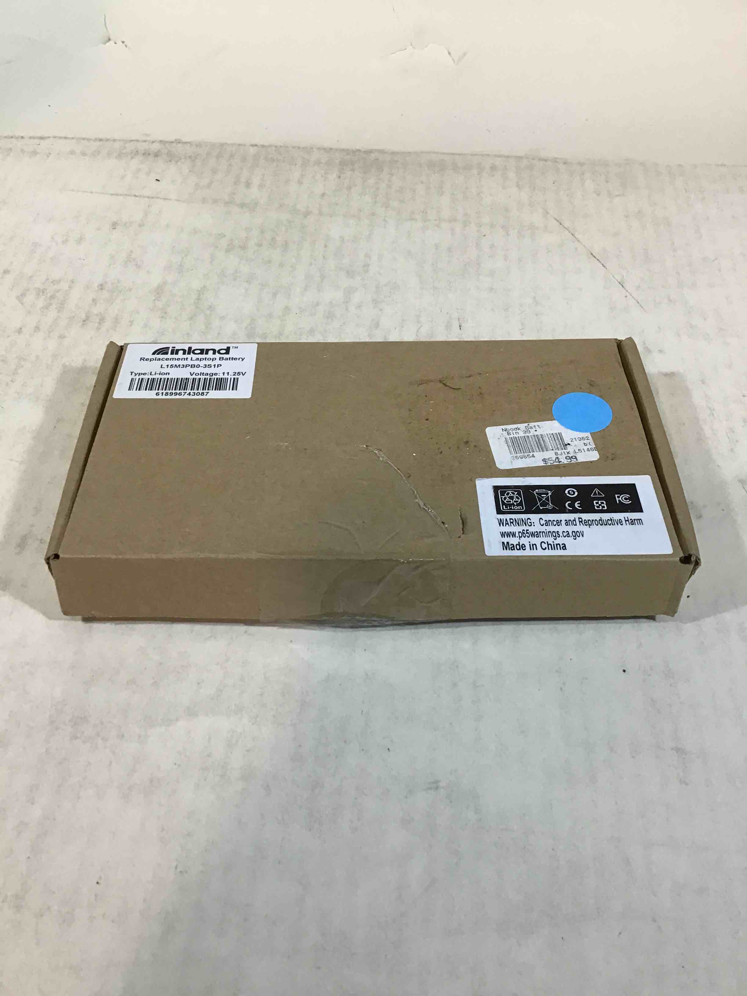 inland Replacement Laptop Battery