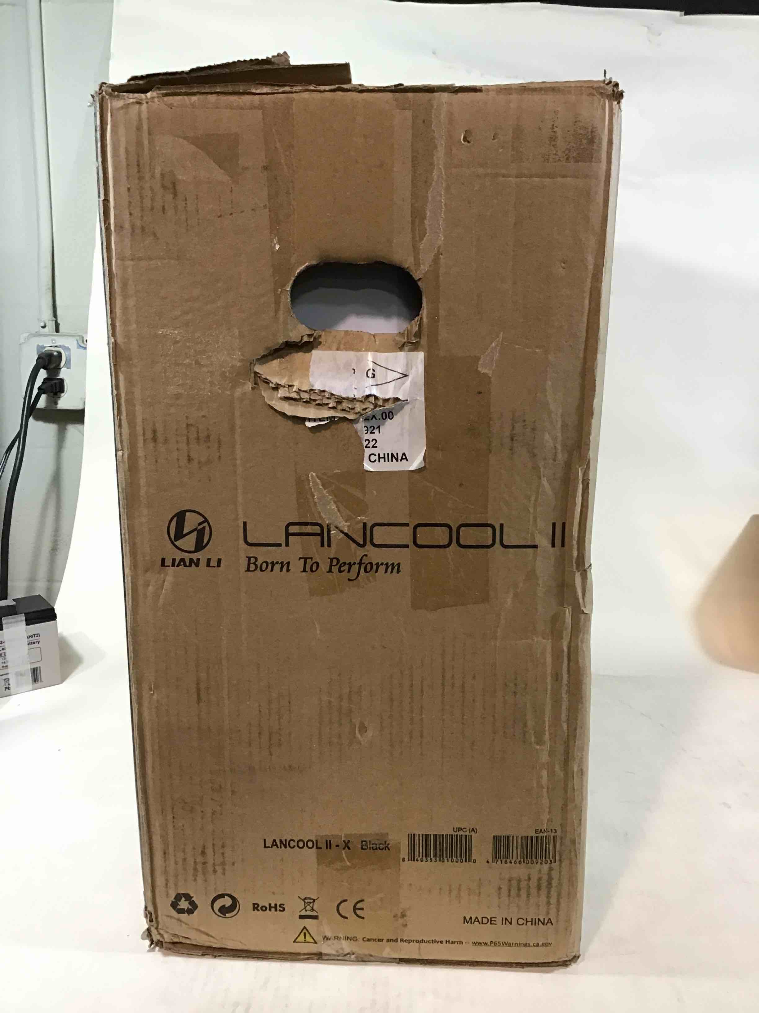 Lancool II - X - Tower - extended ATX - no power supply - white- USB/Audio