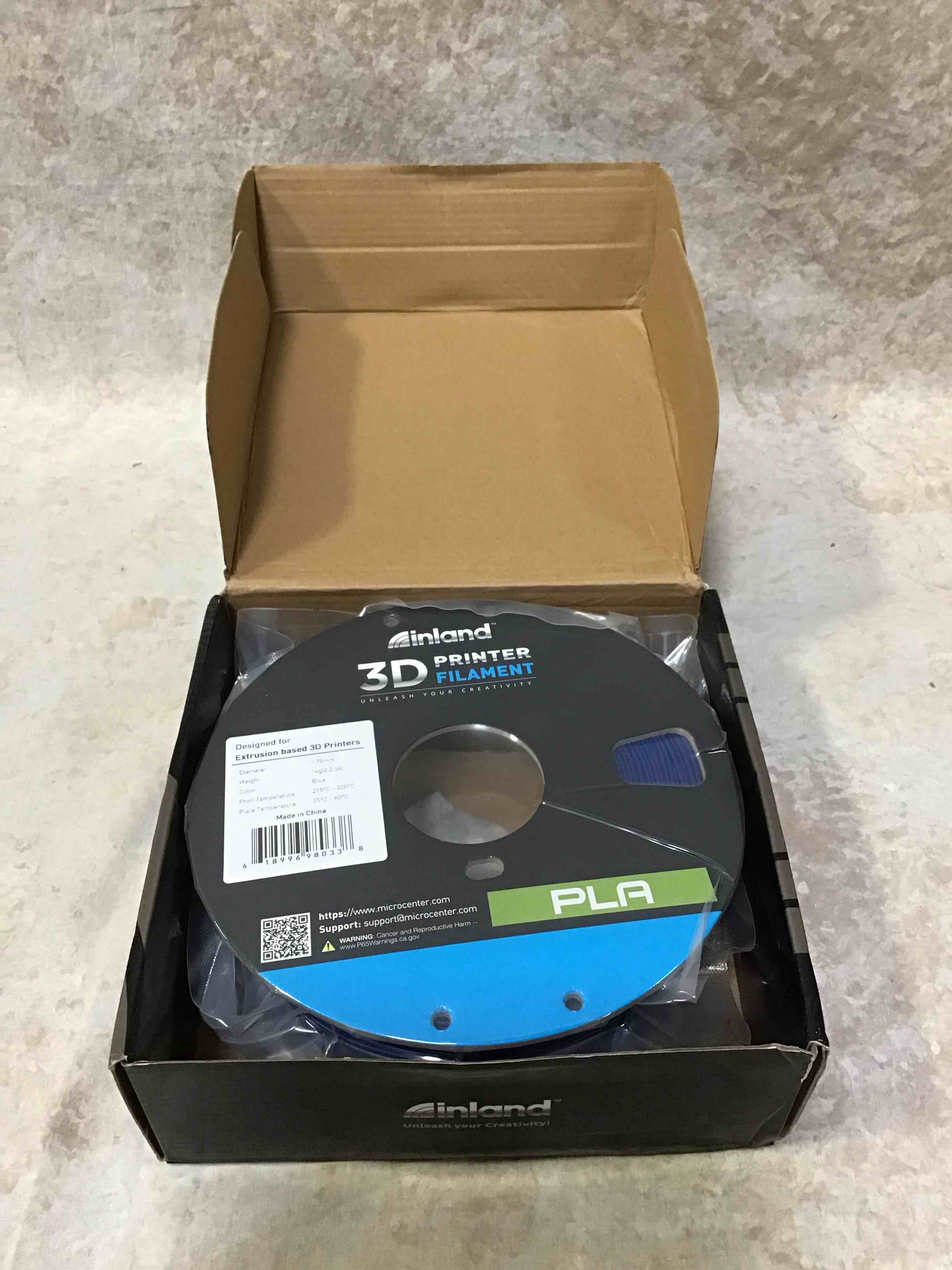 Shine Blue Pla 3d Printer Filament 1.75mm 1kg Spool