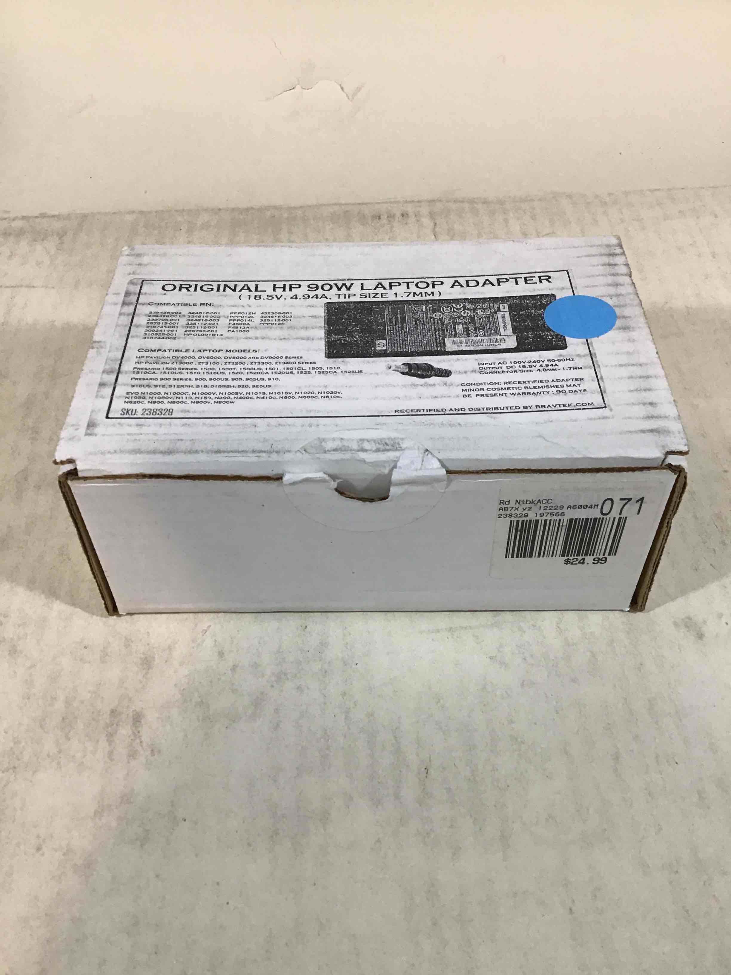 Original HP 90W Laptop Adapter