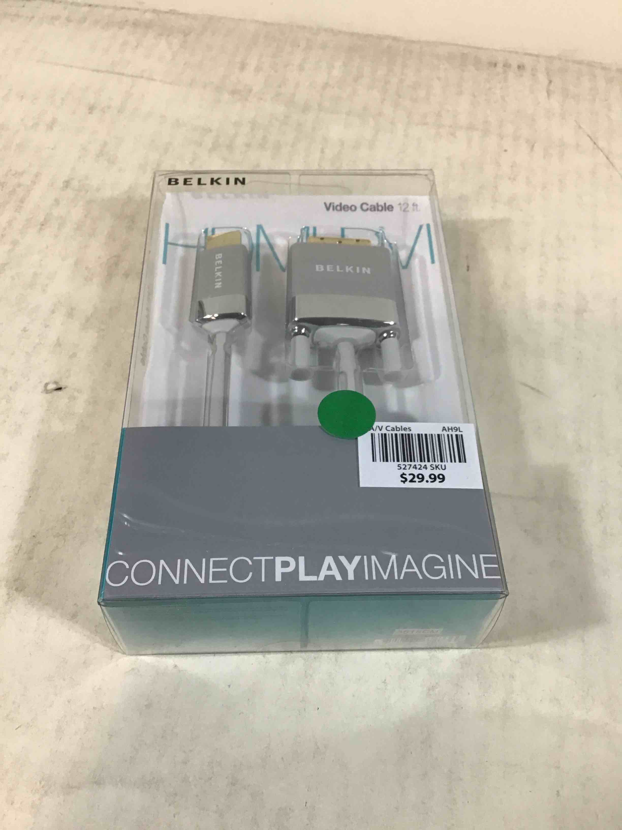 Belkin AV22401-12-WHT HDMI to DVI-D Cable Adapter