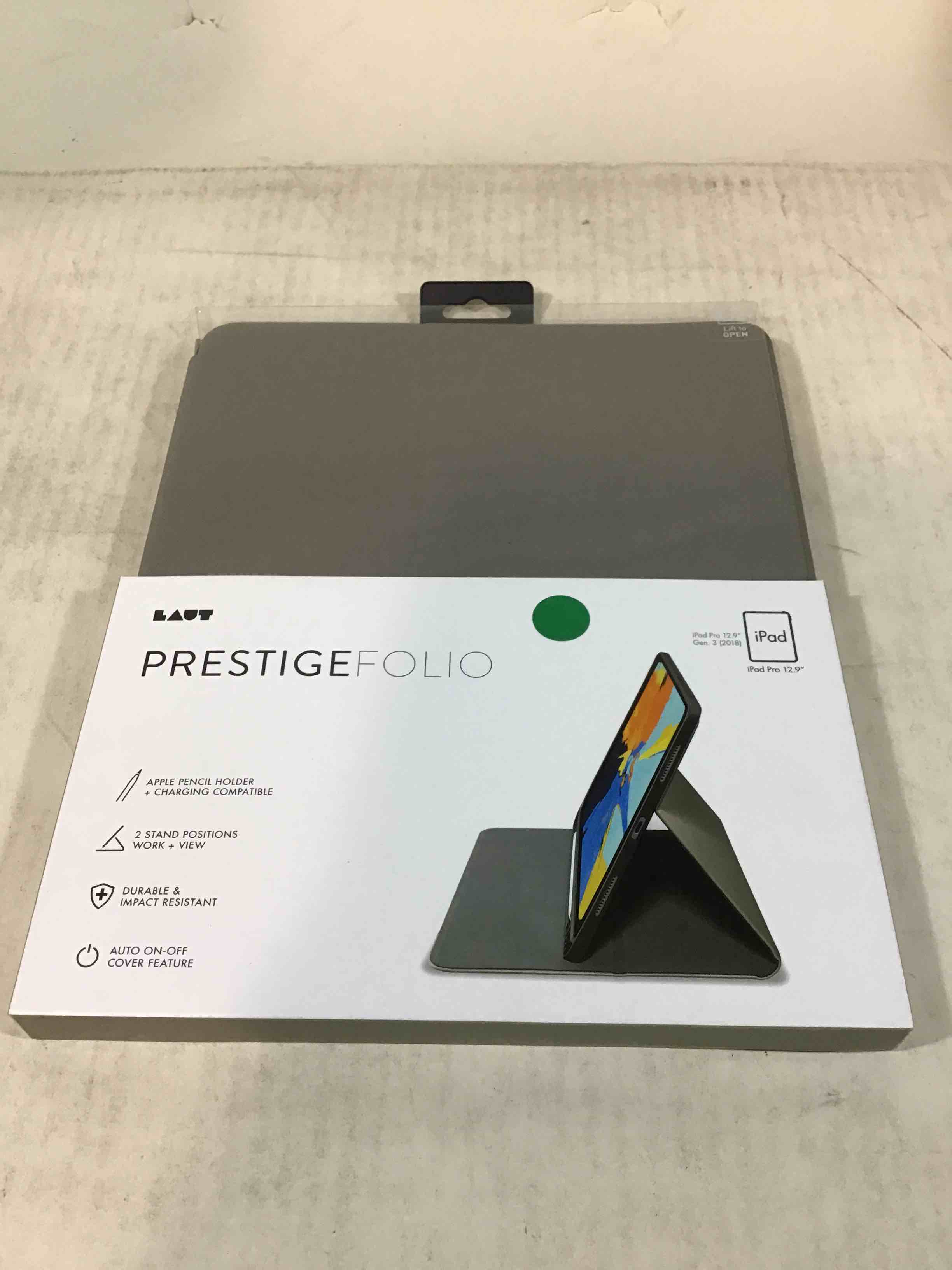 -IPP12-PRE-T 12.9 in. 2018 Prestige Case with Built-in Apple Pencil Holder for iPad Pro, Tan