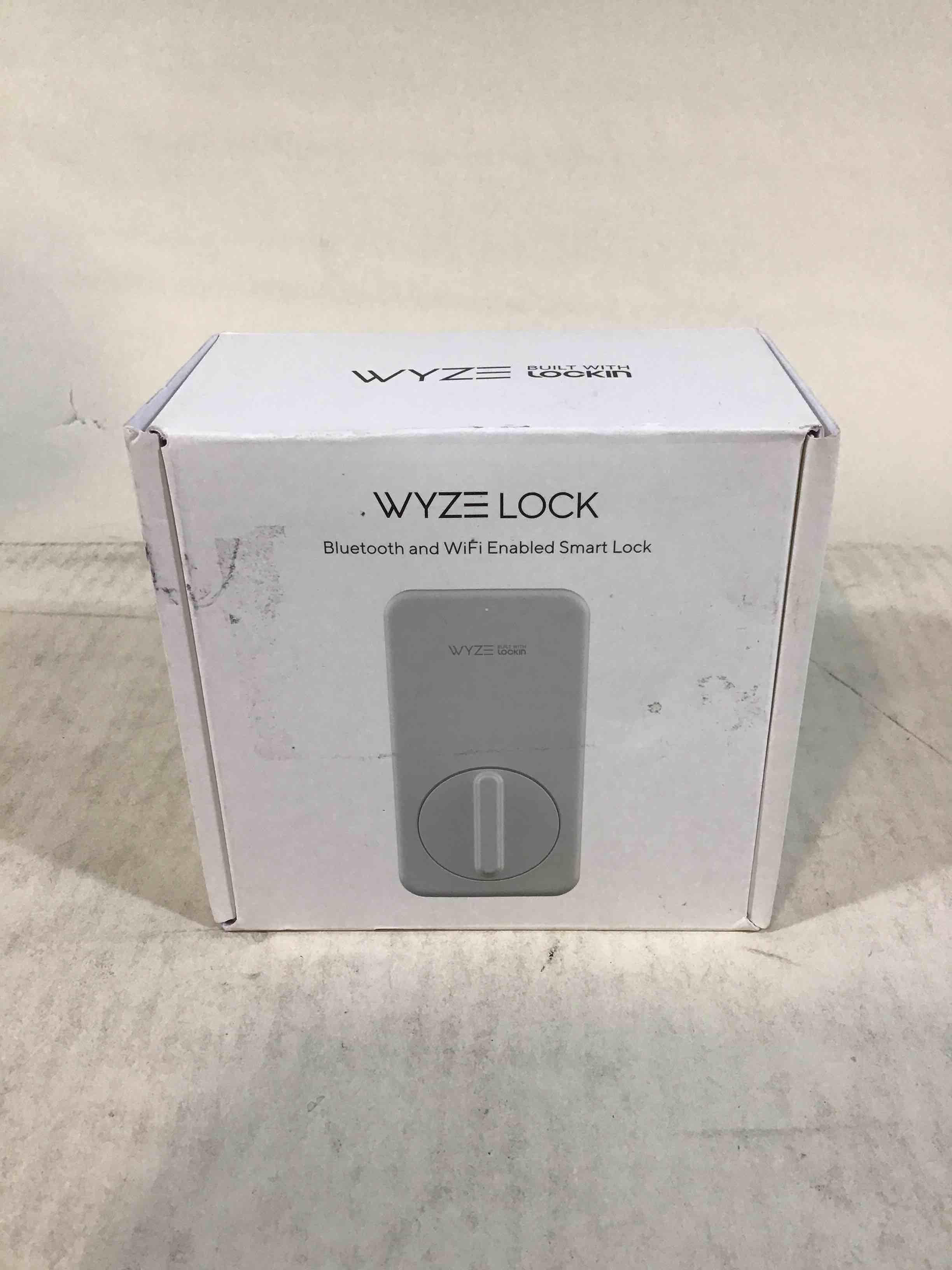 Wyze - Lock Smart Lock Wi-Fi Retrofit Deadbolt with App/Keypad/Voice Assistant Access - Silver