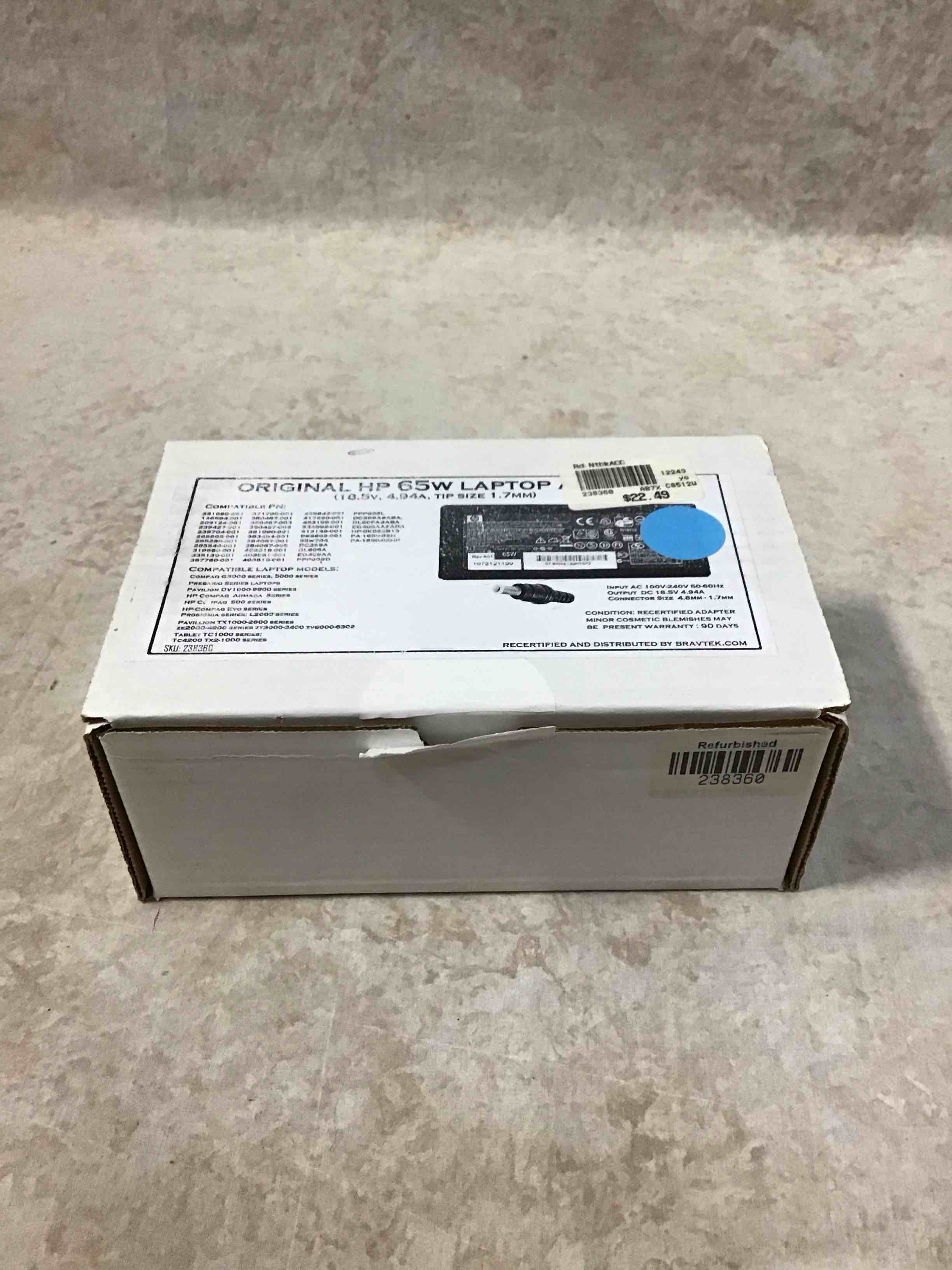 Original HP 65w Laptop Adapter