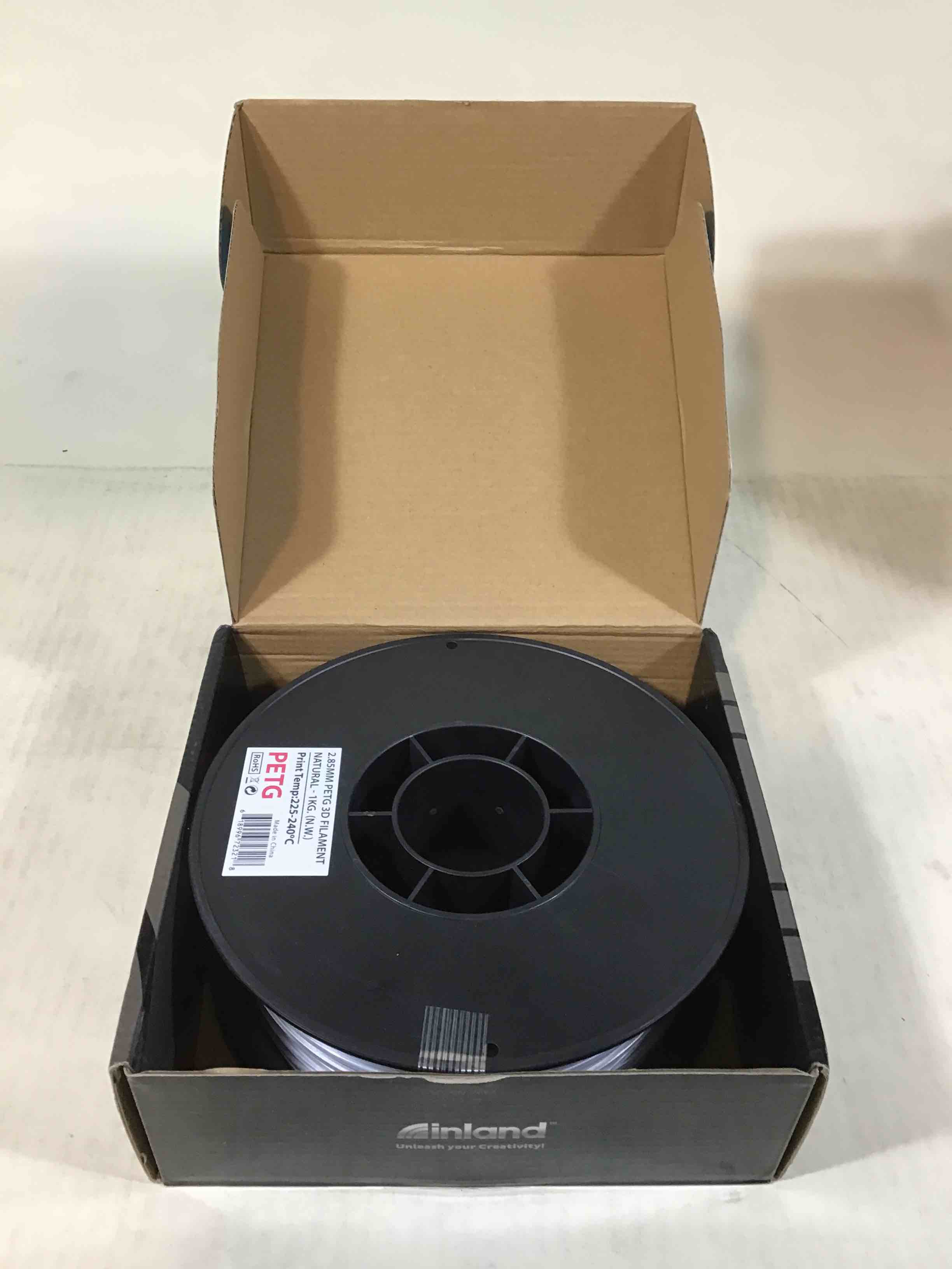 inland 2.85mm PETG 3D Filament Natural 