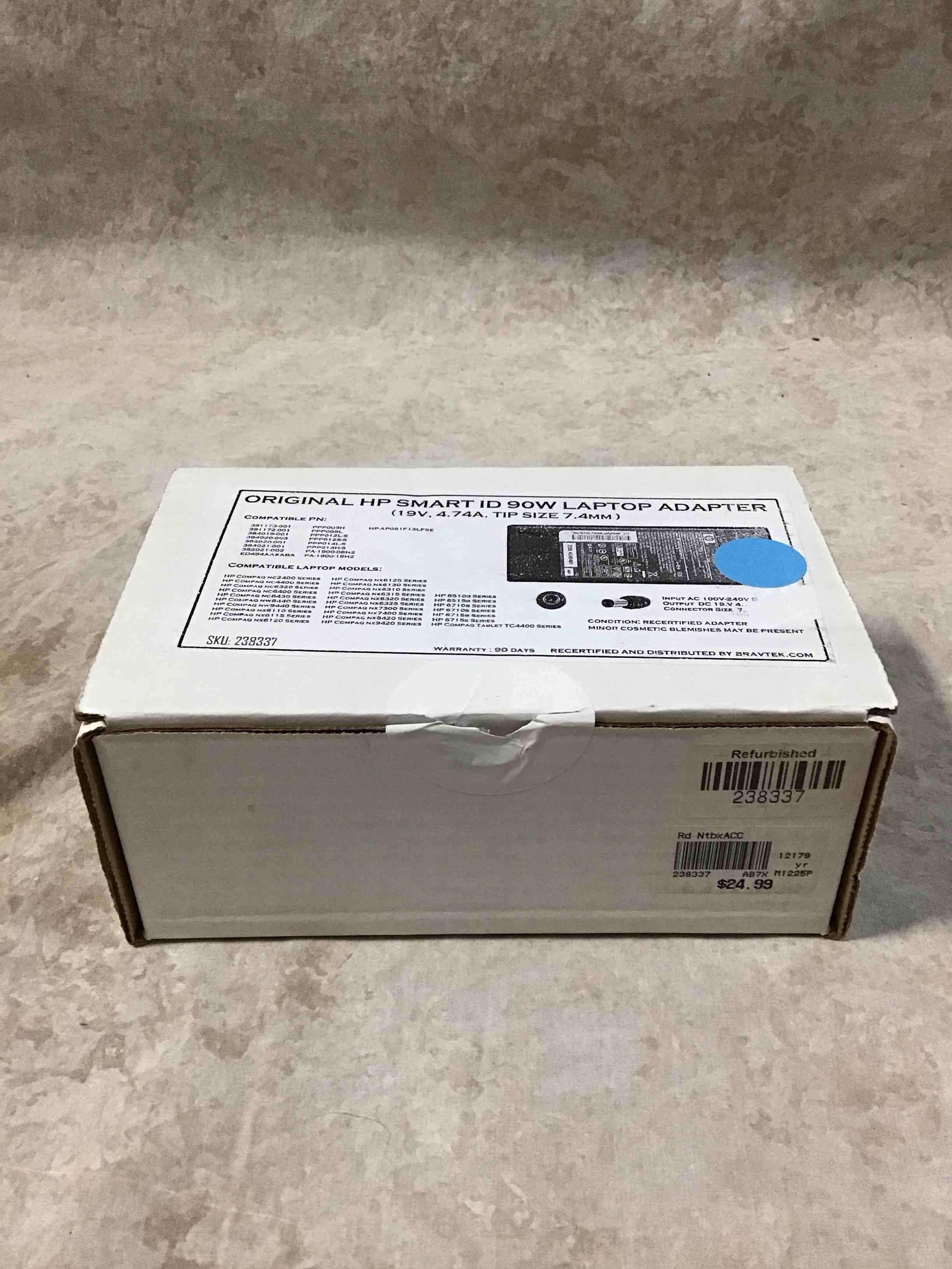 Original HP Smart ID 90W Laptop Adapter